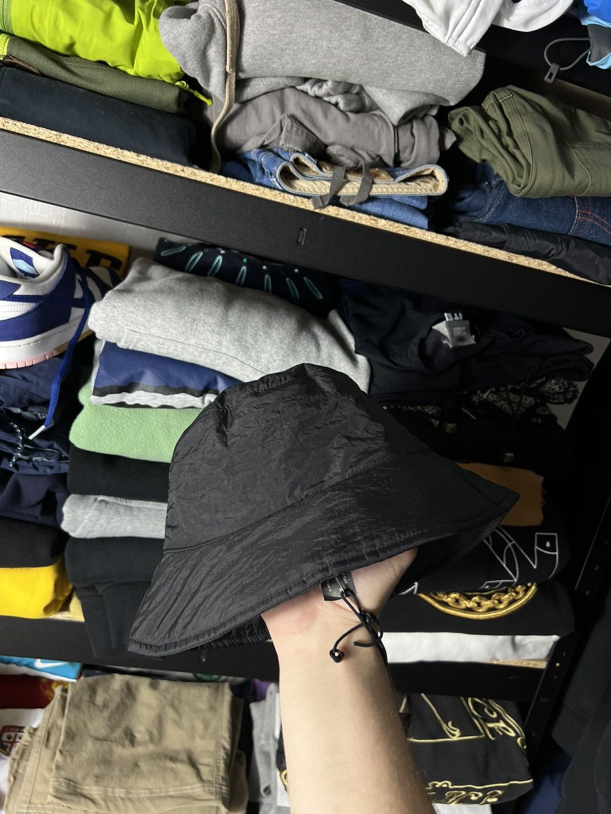 Versace Jeans Couture 🔥 Versace Jeans Couture Nylon Bucket Hat — Black - Size S Size 30 - 3 Thumbnail
