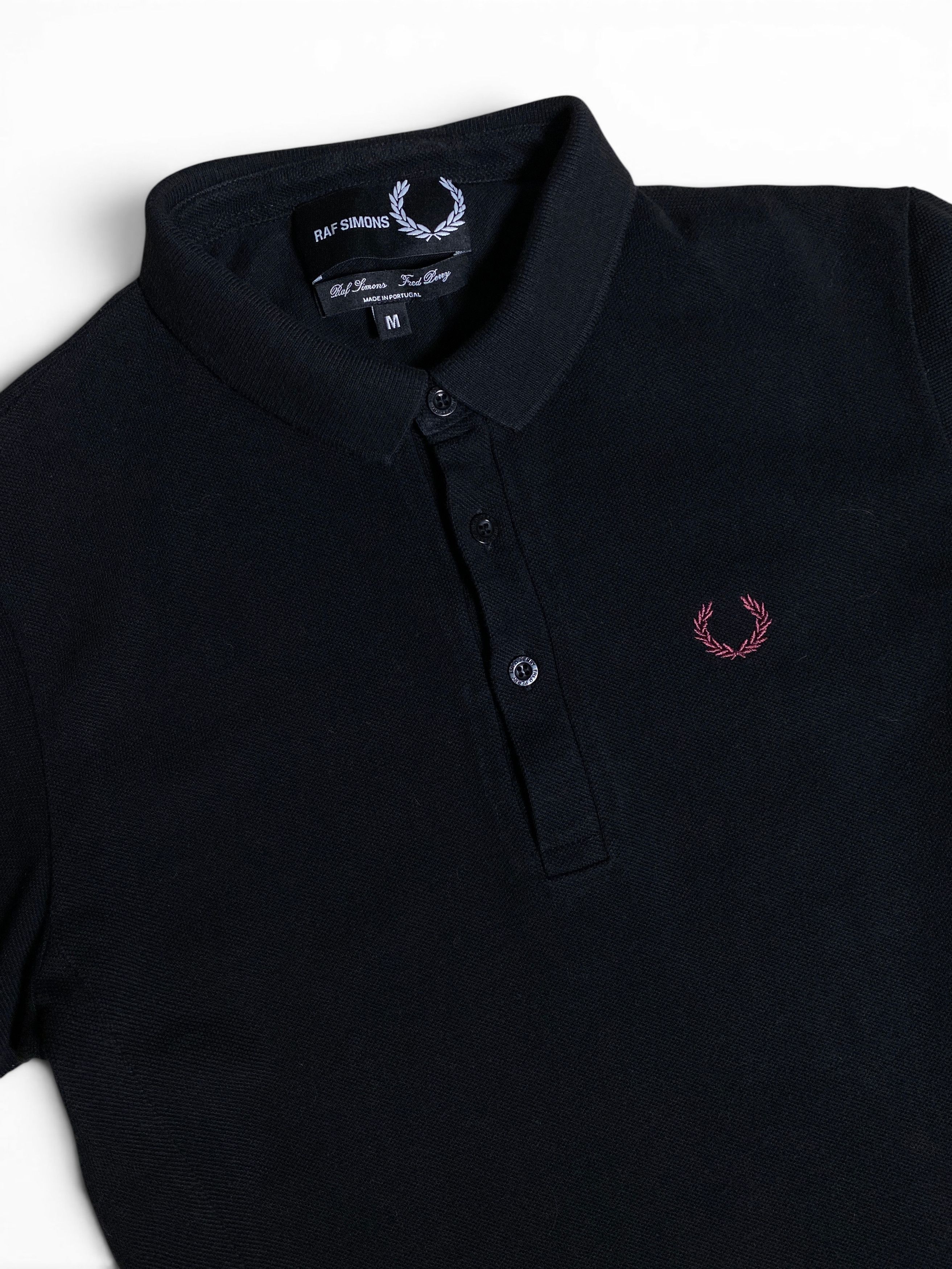 Raf Simons Raf Simons x Fred Perry Black Polo Shirt Embroidered Logo Size US M / EU 48-50 / 2 - 5 Thumbnail