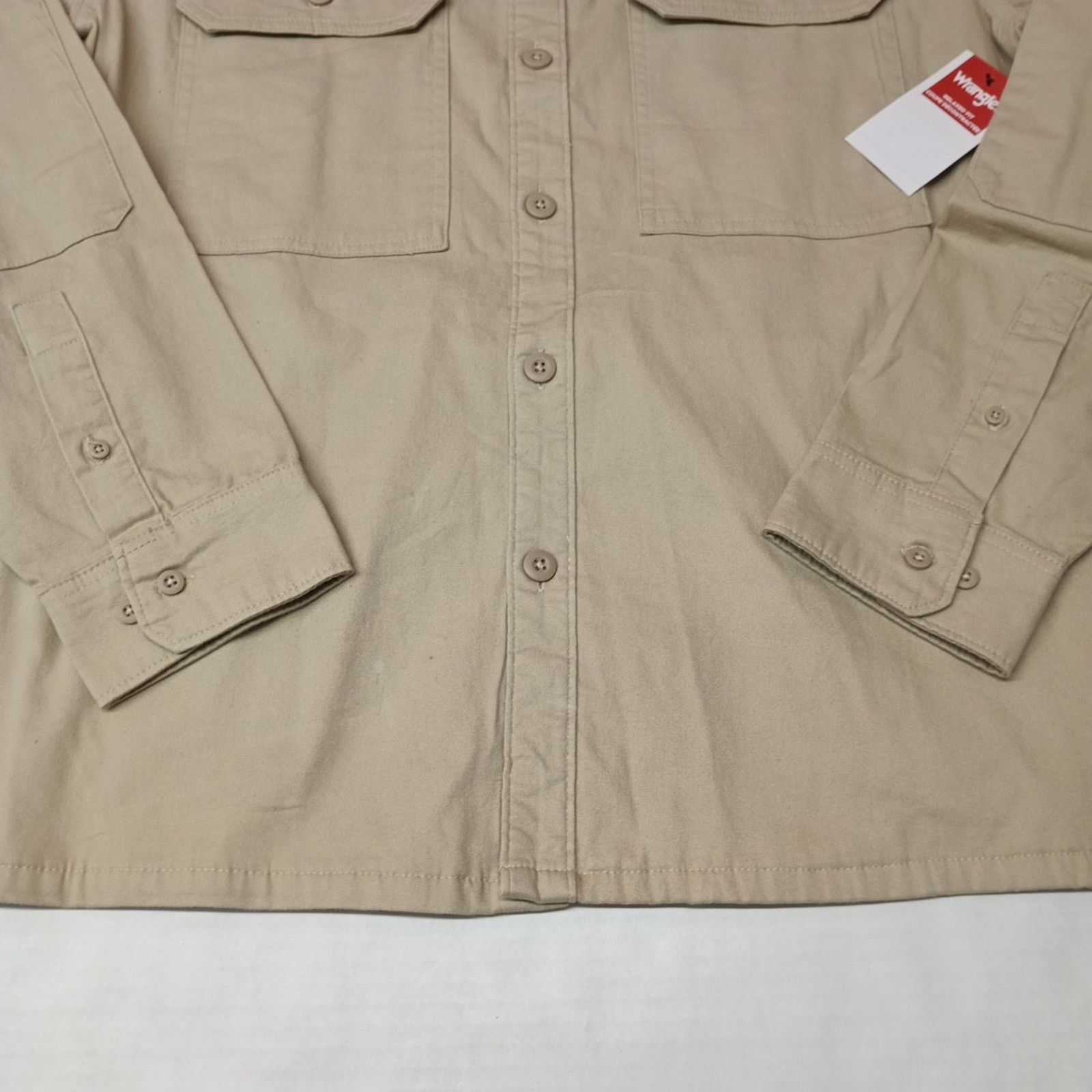 Wrangler Wrangler Jacket Overshirt Outdoor Shacket Size L Beige Size US L / EU 52-54 / 3 - 2 Thumbnail