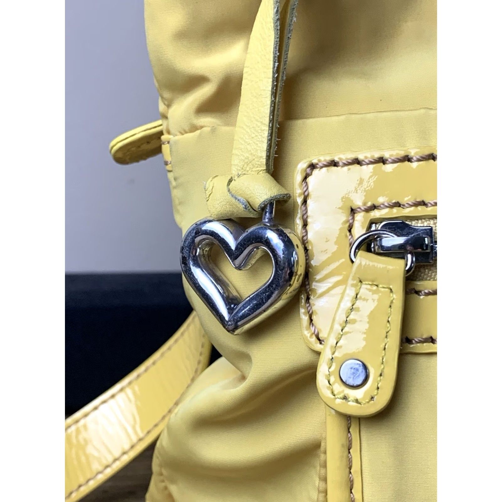 Brighton VINTAGE Brighton Charlie Crossbody Handbag Charm Yellow Size ONE SIZE - 3 Thumbnail