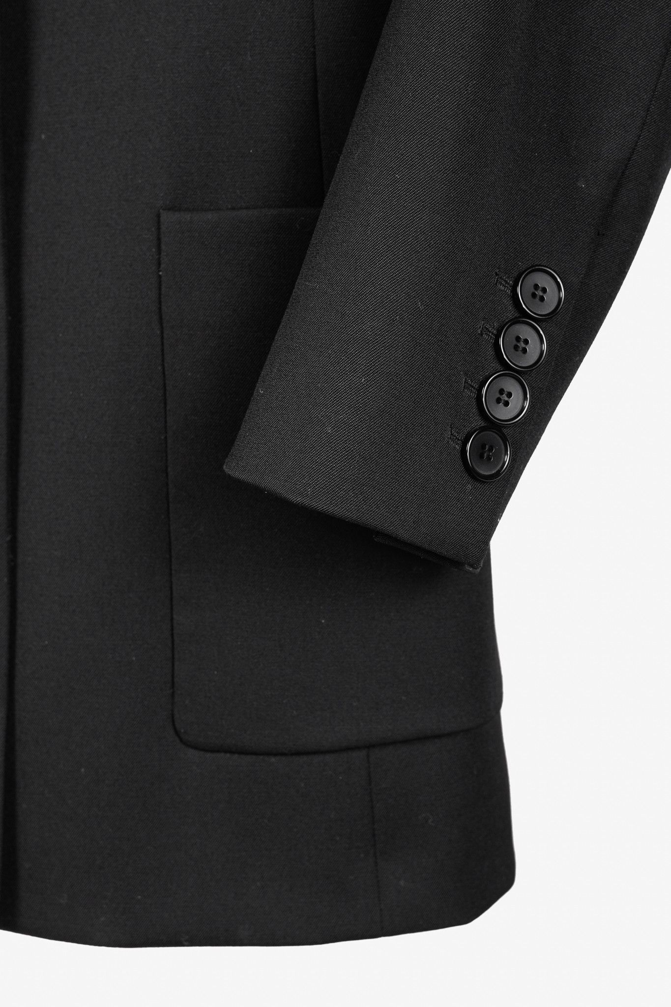 Oscar De La Renta Oscar de la Renta SS18 Runway Black Wool-Blend Blazer Size M / US 6-8 / IT 42-44 - 6 Thumbnail