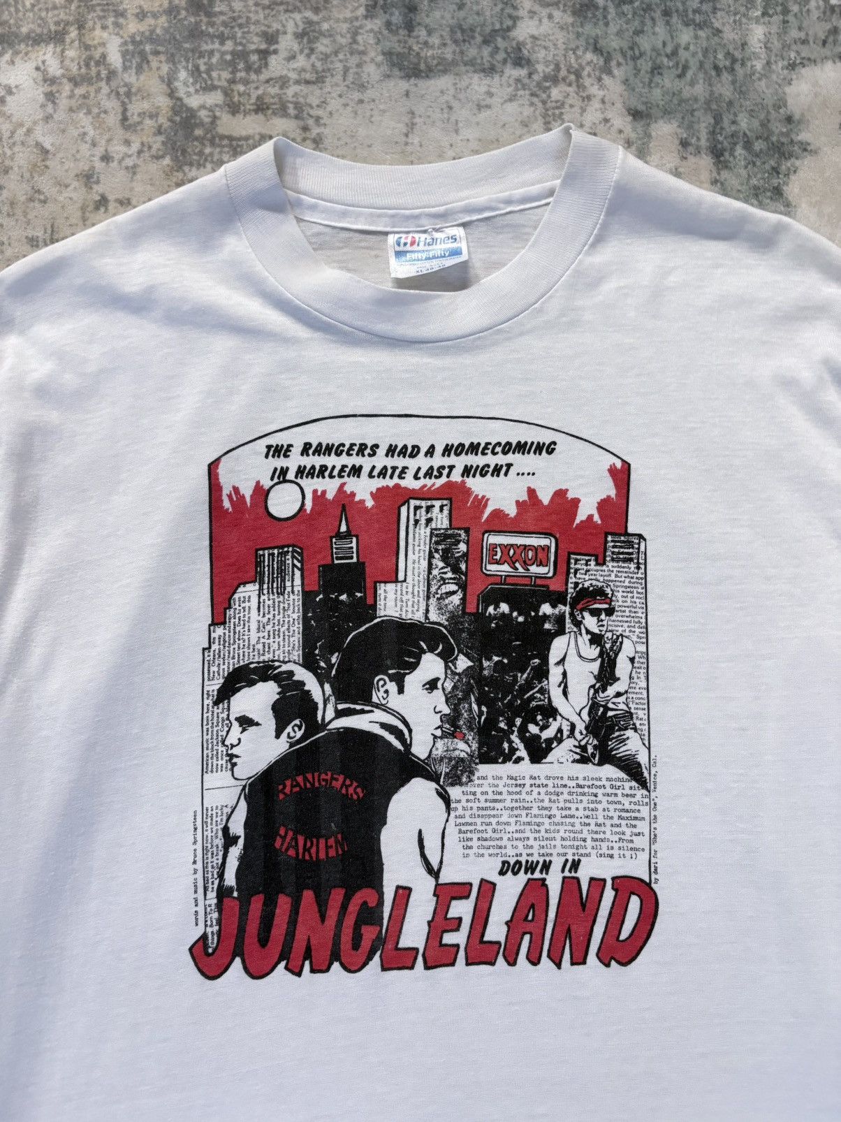 Band Tees RARE 80’s Bruce Springsteen “Down in Jungleland” 80s Tee Size US L / EU 52-54 / 3 - 2 Thumbnail