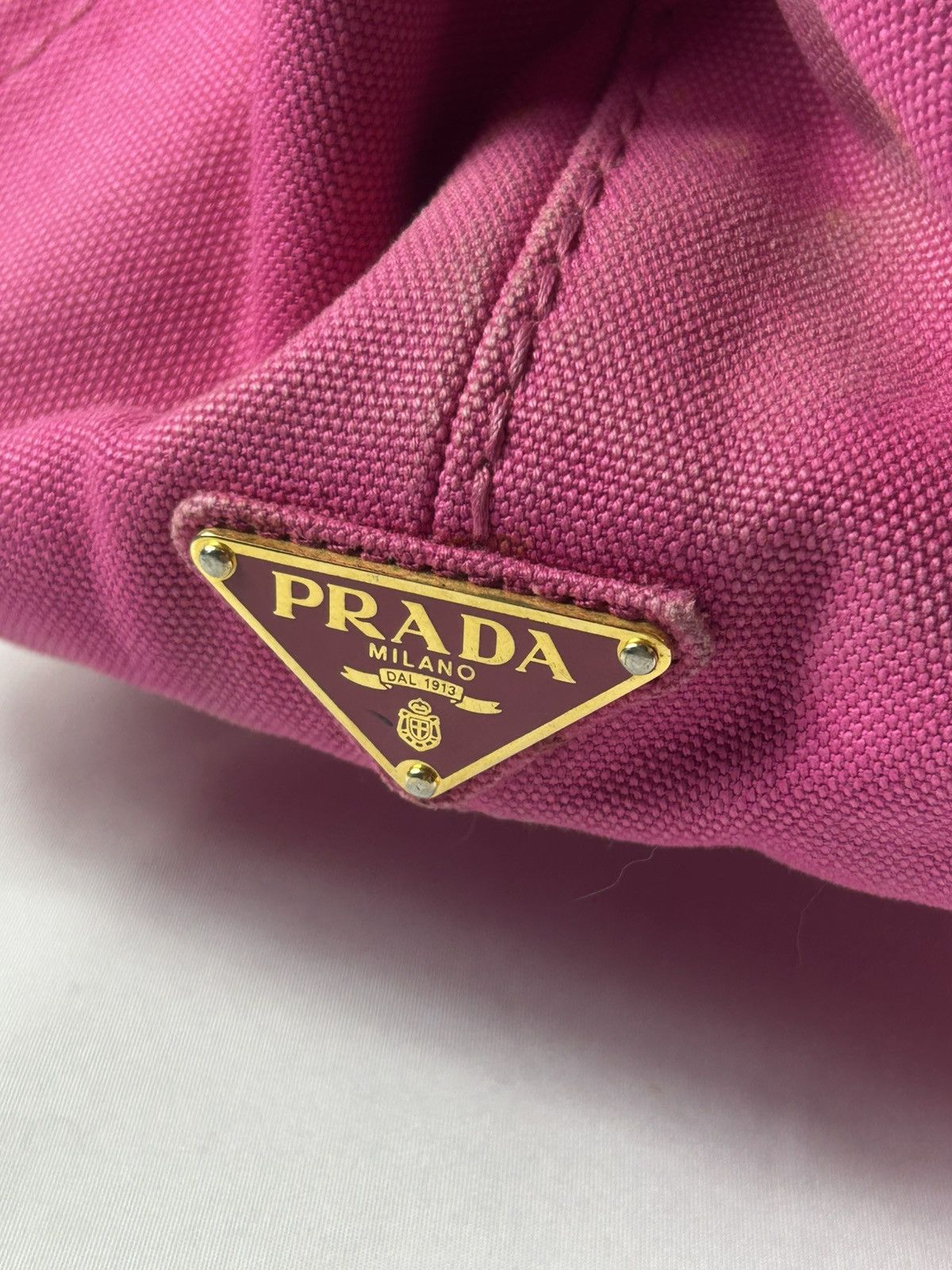 Prada Prada Canapa Canvas Tote Bag Size ONE SIZE - 7 Thumbnail