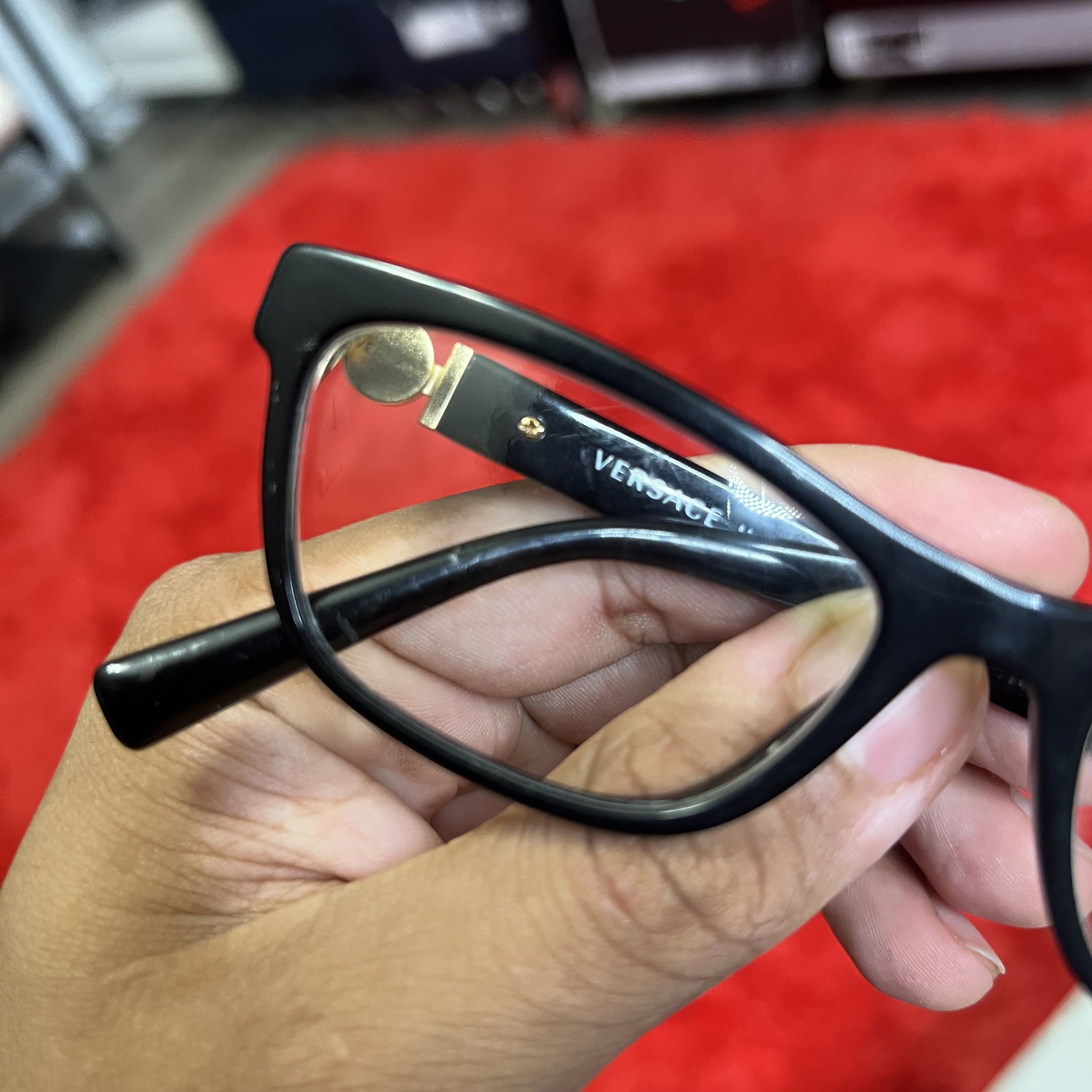 Versace Versace Glasses Black Gold Size ONE SIZE - 4 Thumbnail