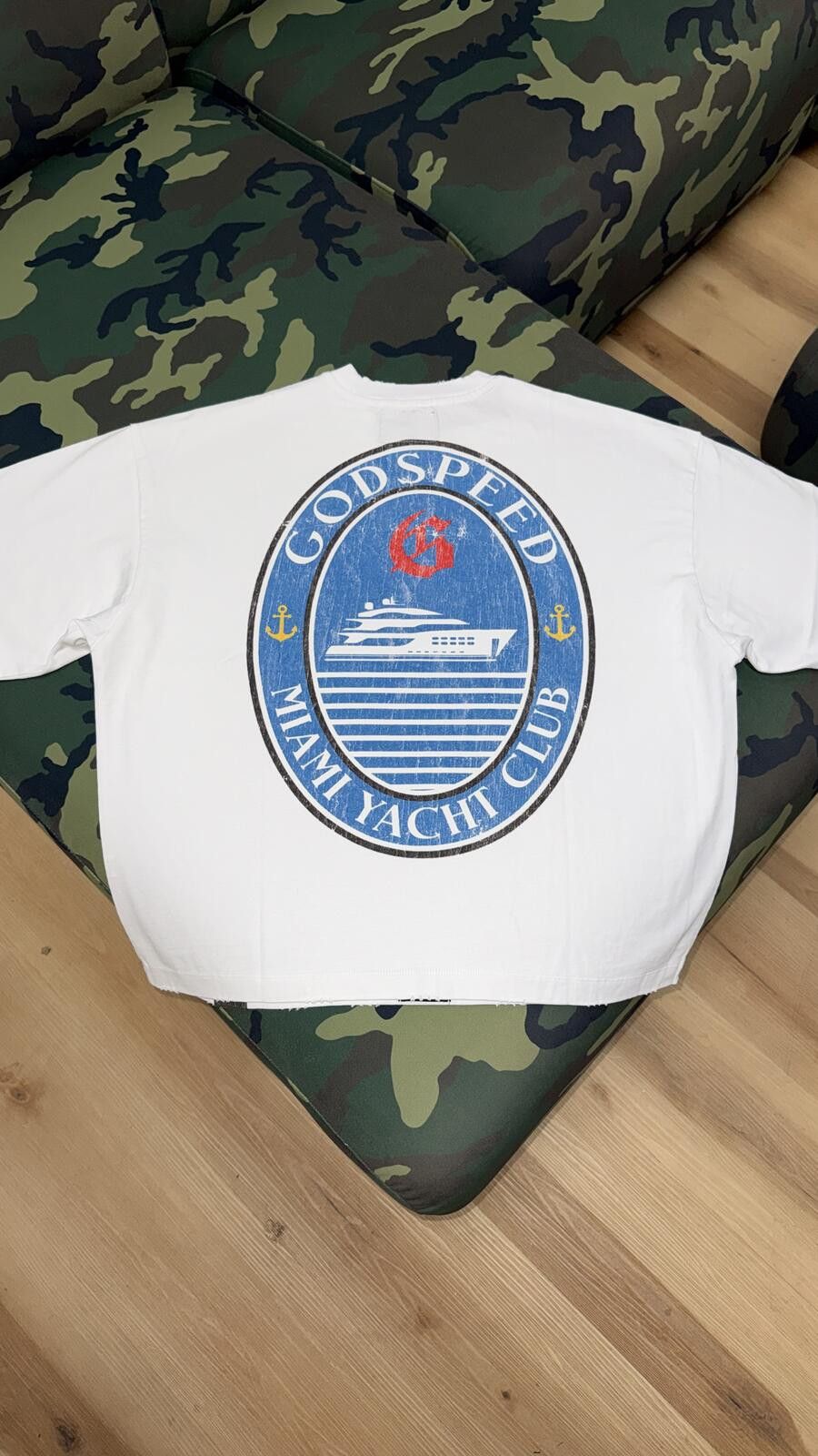 Godspeed Godspeed White GMYC Wave Runner Tee Size US XS / EU 42 / 0 - 3 Thumbnail