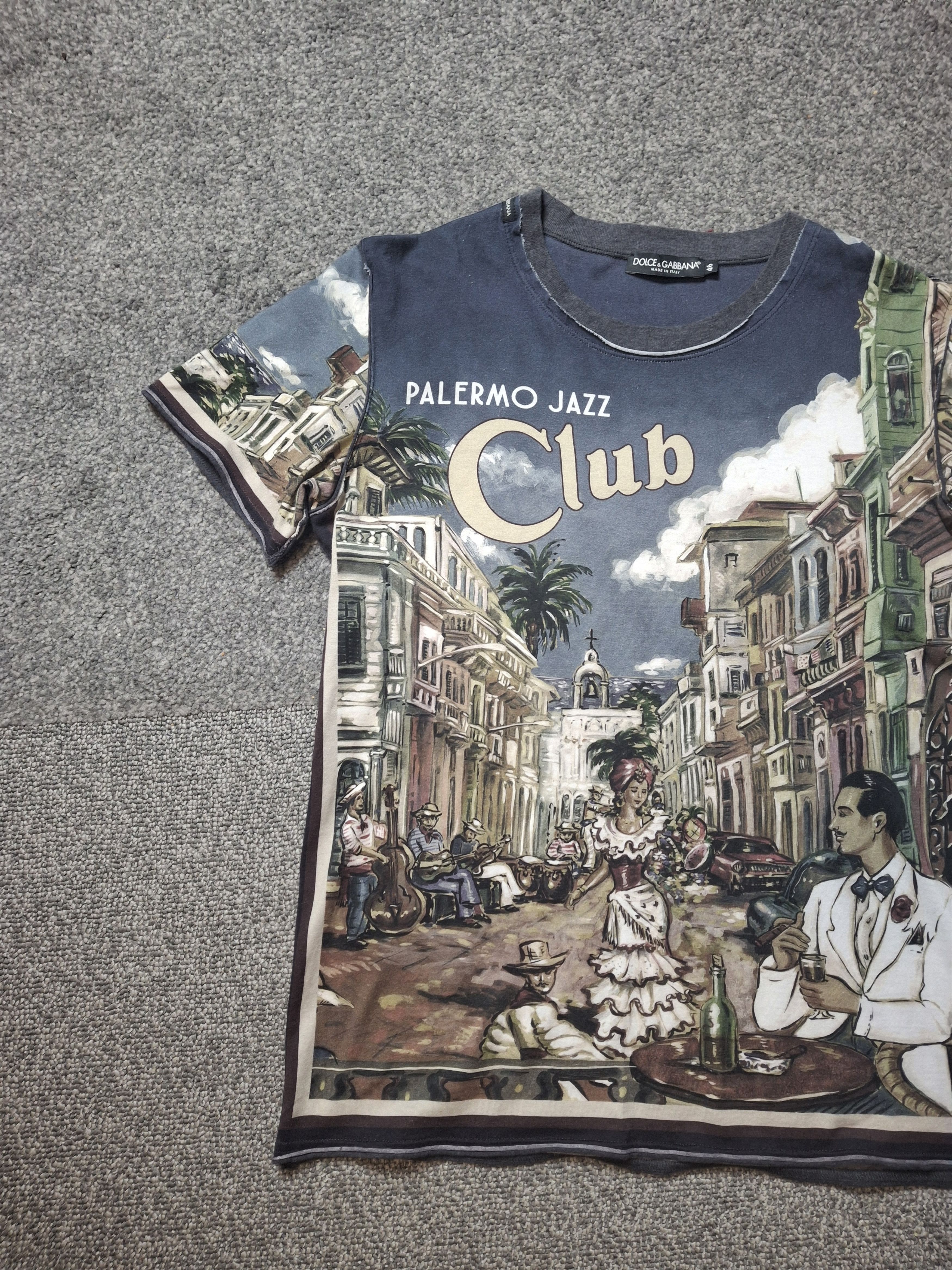Dolce & Gabbana Dolce gabbana palermo jazz t-shirt rare luxury Size US M / EU 48-50 / 2 - 2 Thumbnail