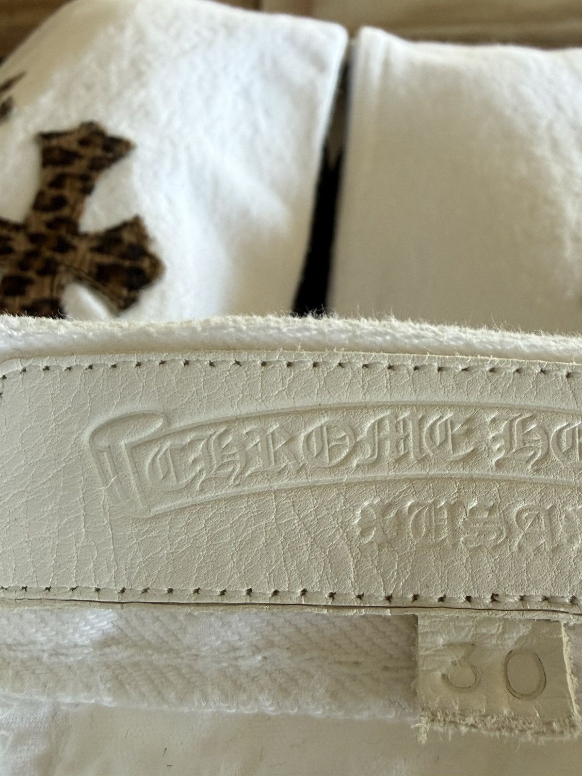 Chrome Hearts Chrome Hearts White & Cheetah Patch 501 Size US 30 / EU 46 - 15 Thumbnail