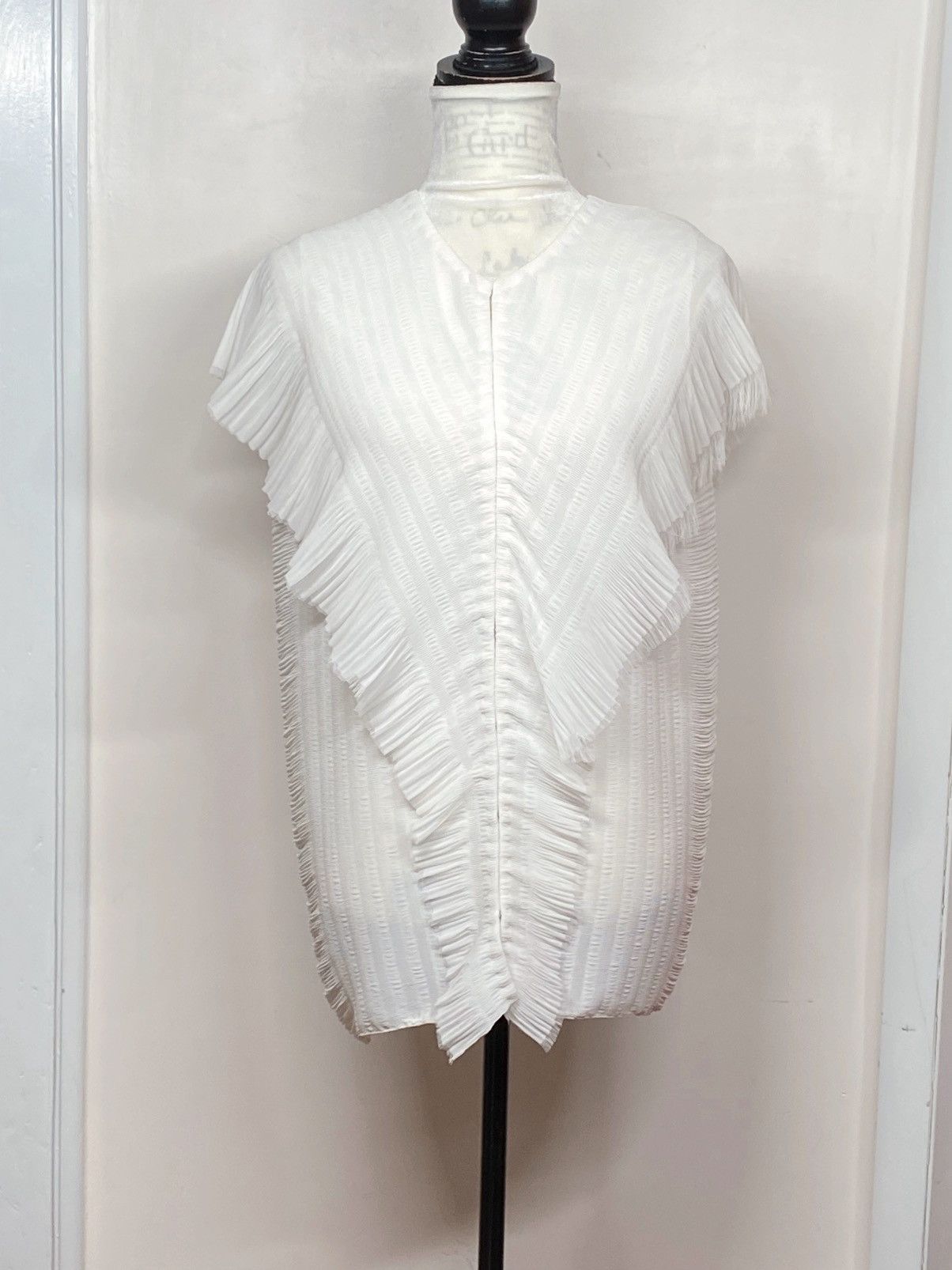 The Row The row Wiola Layered Plissé-Chiffon Blouse size XS/S Size S / US 4 / IT 40 - 7 Thumbnail