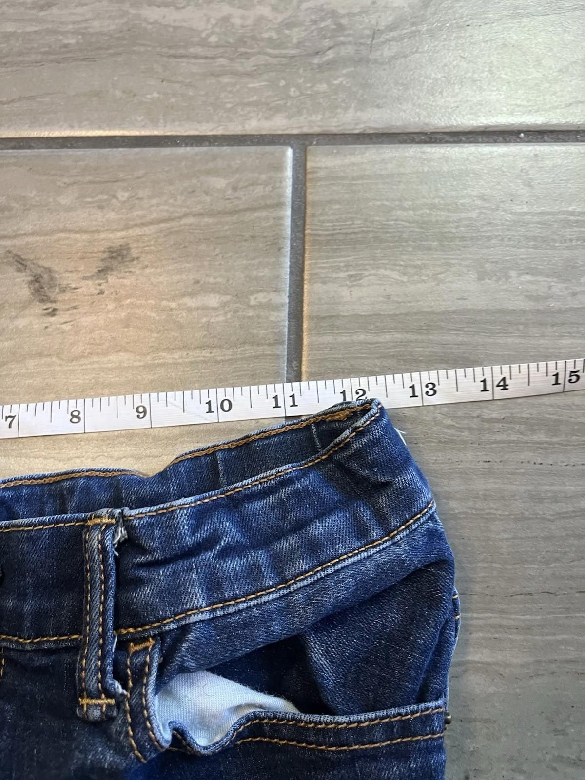 Other Cat & Jack Blue Jeans Girls Size 14 Straight Stretch Closure Size 24" / US 00 / IT 34 - 4 Thumbnail