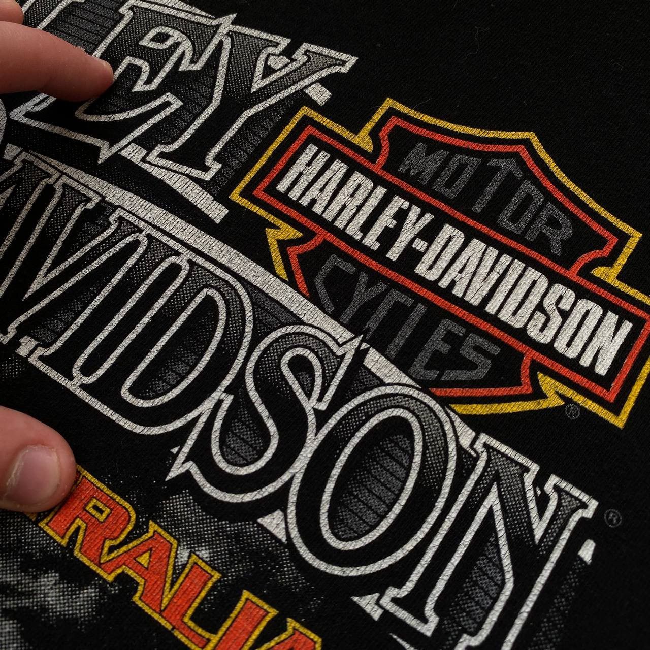 Vintage Vintage 1996 big logo Harley Davidson Australia no worries Size US L / EU 52-54 / 3 - 3 Thumbnail