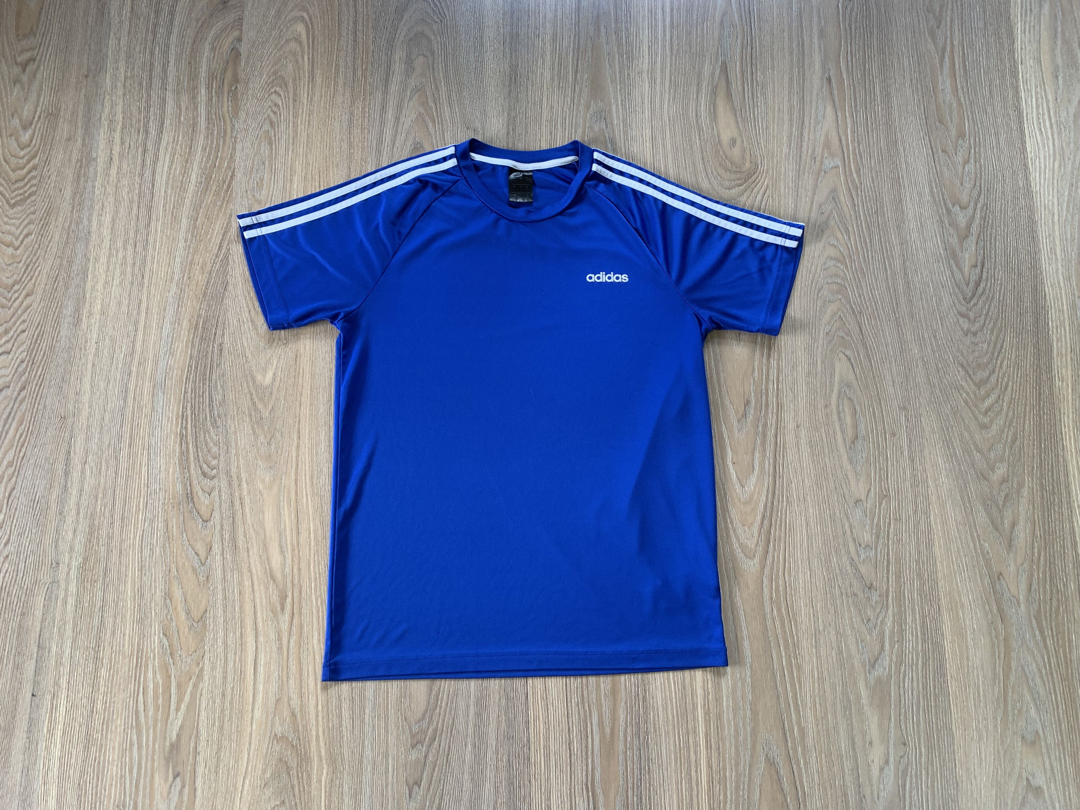 Adidas Adidas ClimaLite Blue Sport Training T-Shirt Size US M / EU 48-50 / 2 - 1 Thumbnail