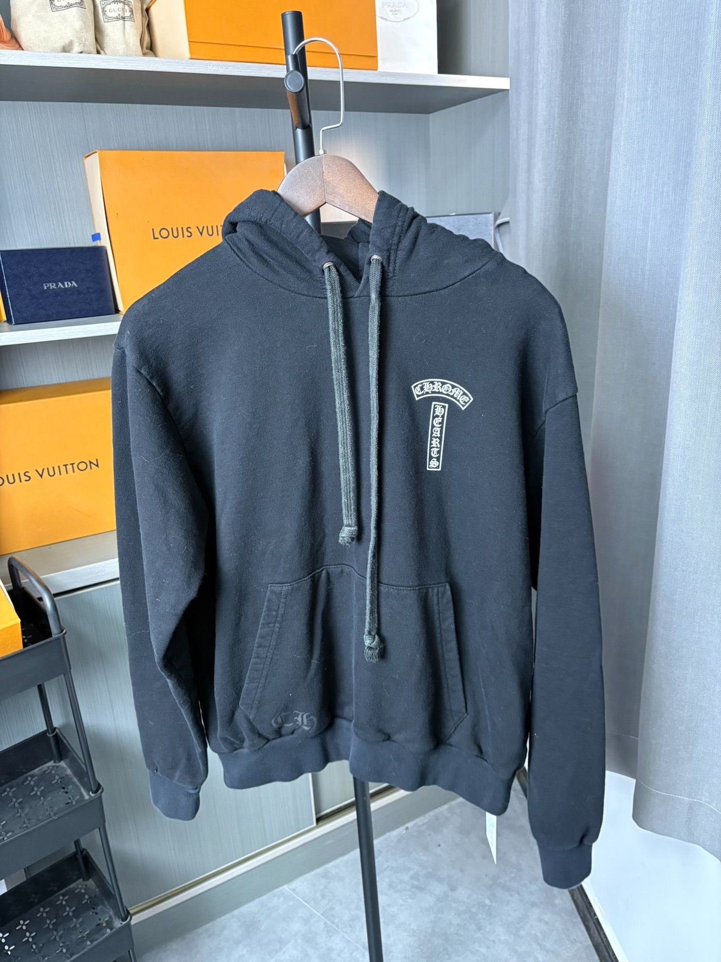 Chrome Hearts Chrome Hearts Black Hoodie S Men Size US S / EU 44-46 / 1 - 1 Thumbnail