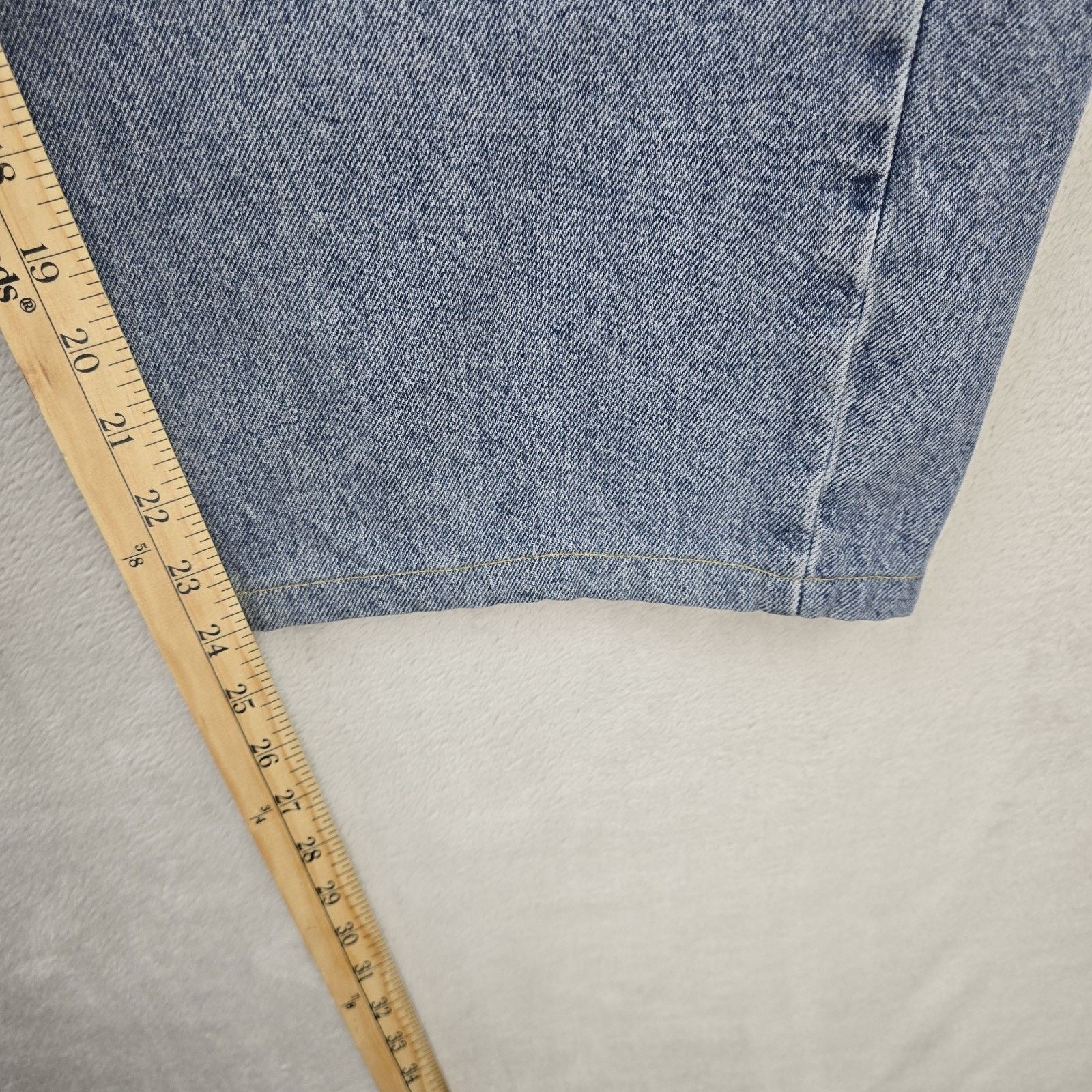Tommy Hilfiger Vintage Tommy Hilfiger Jeans 40x24 Blue Cropped Baggy Y2K Size US 40 / EU 56 - 14 Thumbnail