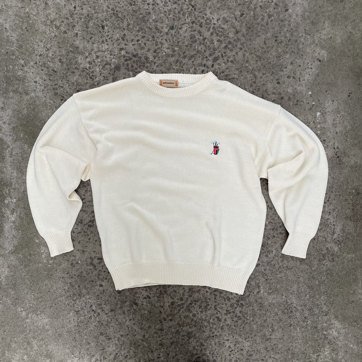Vintage Vintage Knit Sweater Acrylic 90s Style Golf Y2K Streetwear Size US XL / EU 56 / 4 - 1 Thumbnail