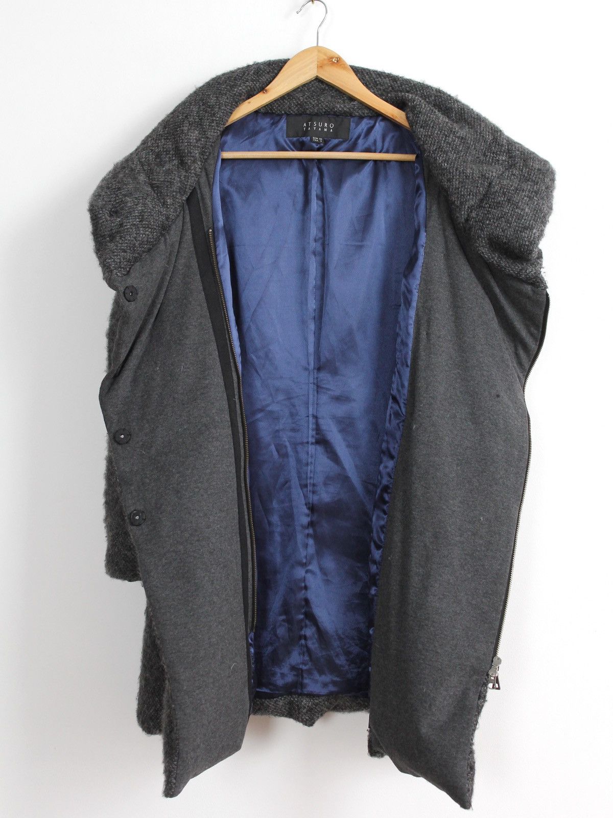 ATSURO TAYAMA × Japanese Brand × Vintage Atsuro Tayama Rare Women’s Fuzzy Down Jacket Size S / US 4 / IT 40 - 9 Thumbnail