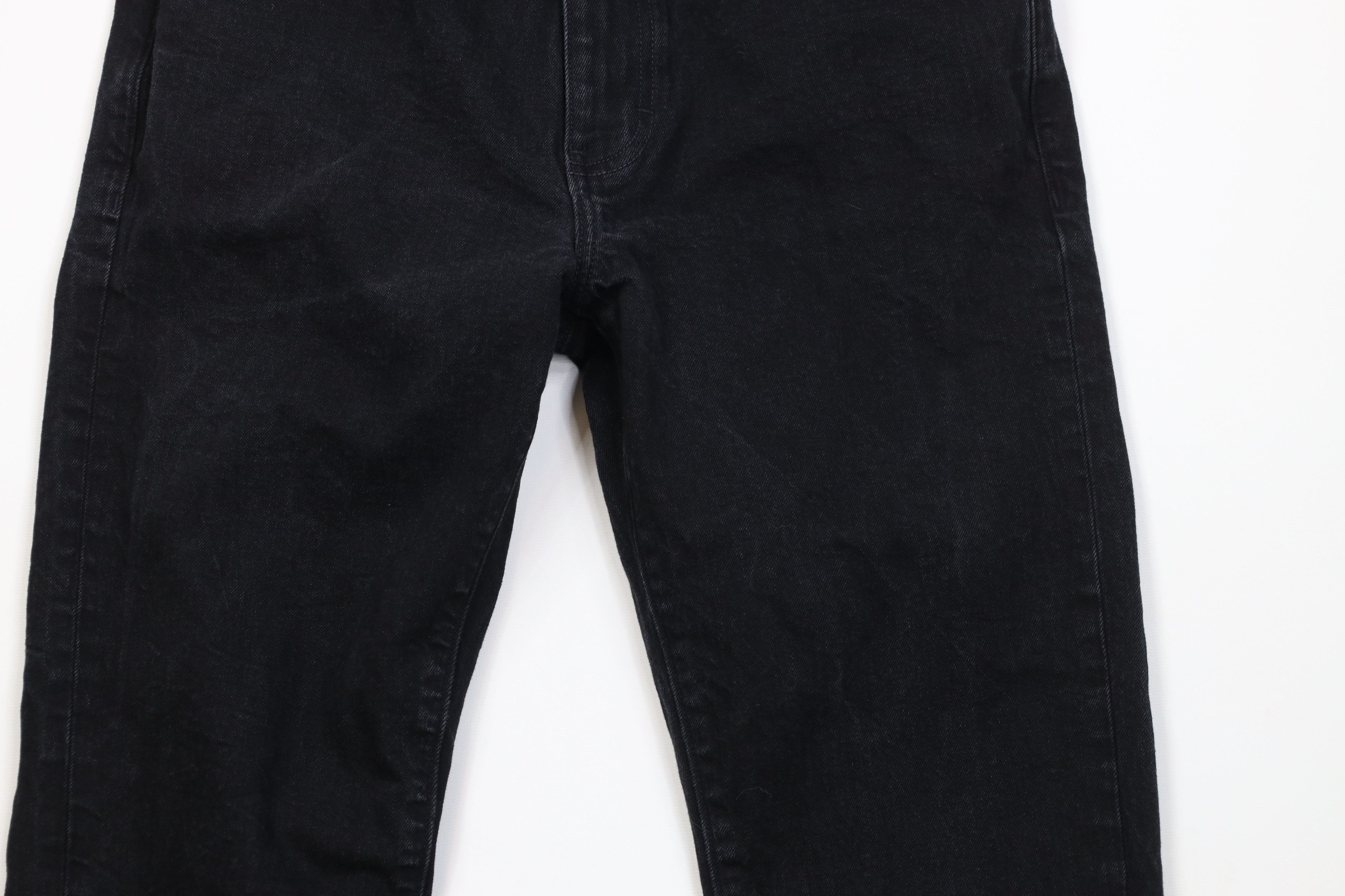 J.Crew Vintage Y2K J Crew Faded Flex Straight Leg Denim Jeans Black Size US 30 / EU 46 - 3 Thumbnail