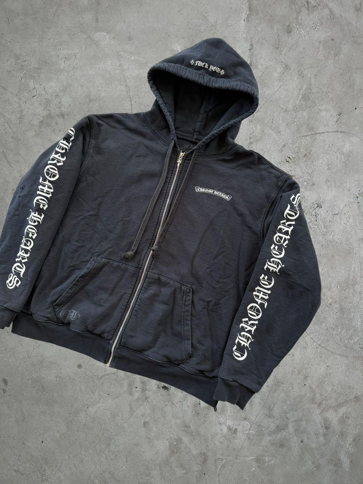 Chrome Hearts Chrome Hearts Thermal Lined Scroll Zip-up Size US L / EU 52-54 / 3 - 3 Thumbnail