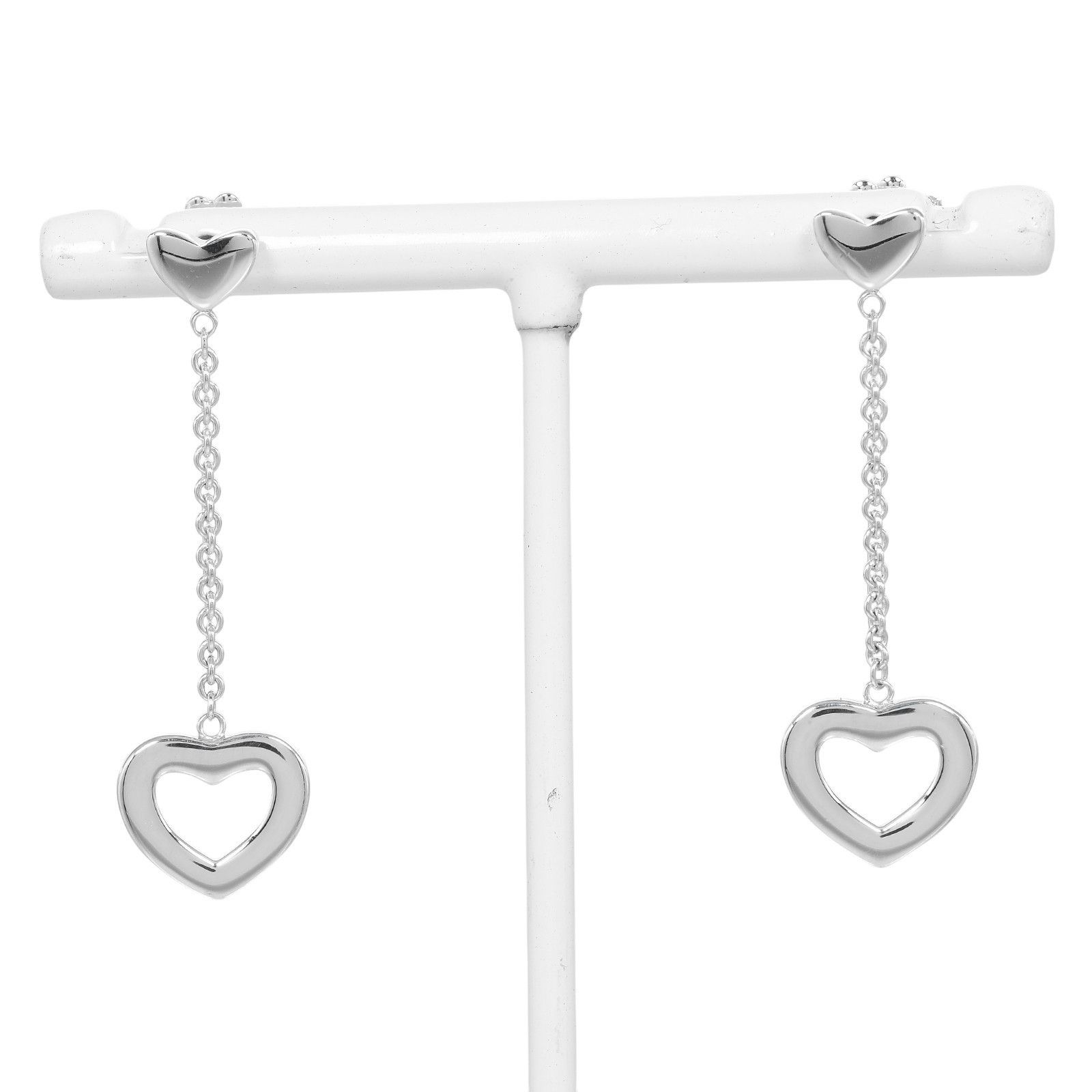 Tiffany & Co. Tiffany & Co. Tiffany Heart Link Drop Silver 925 Earrings Metal Earrings DUTY FREE for USA Size ONE SIZE - 1 Thumbnail