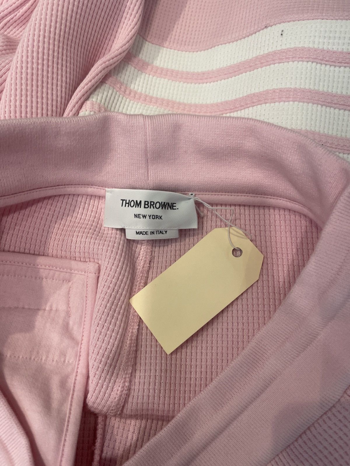 Thom Browne Thom Browne Waffle Shorts Pink Size US 30 / EU 46 - 3 Thumbnail