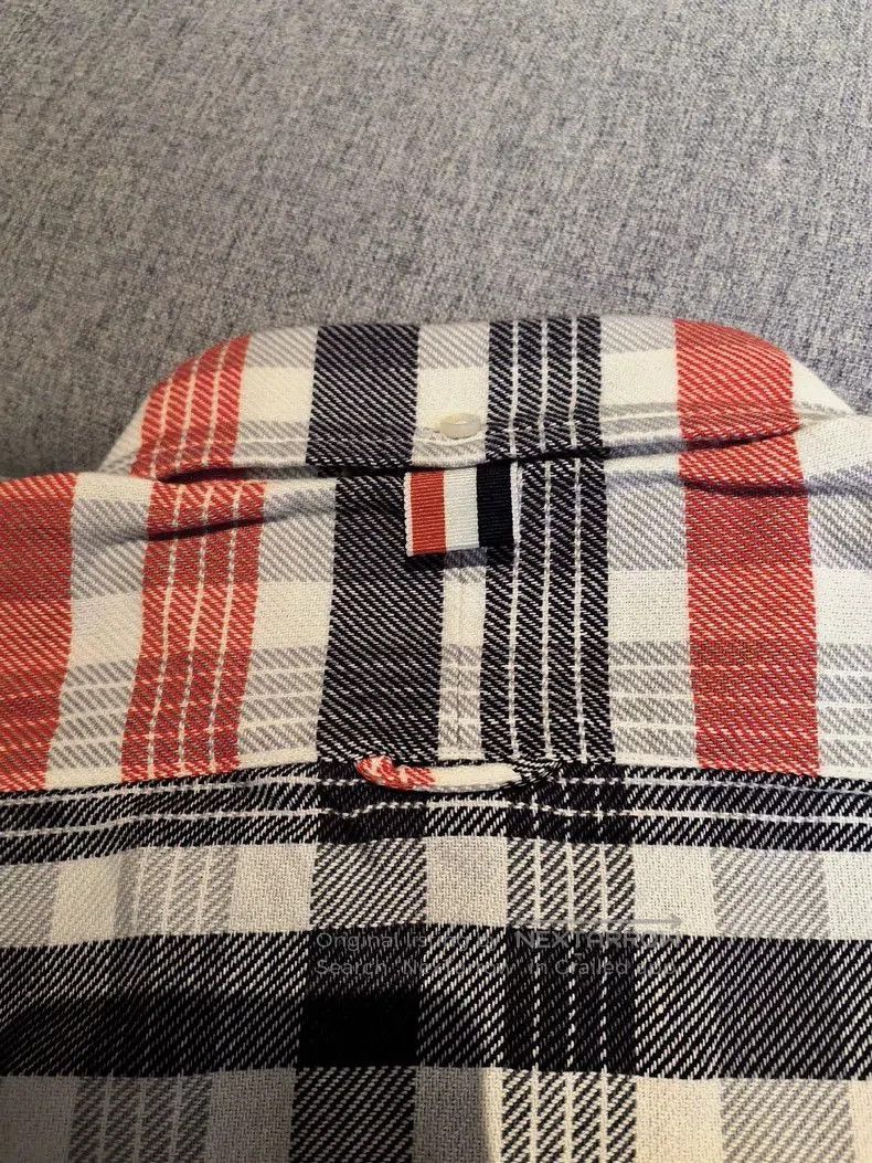 Thom Browne THOM BROWNE Men's Plaid Shirt. Size US M / EU 48-50 / 2 - 5 Thumbnail