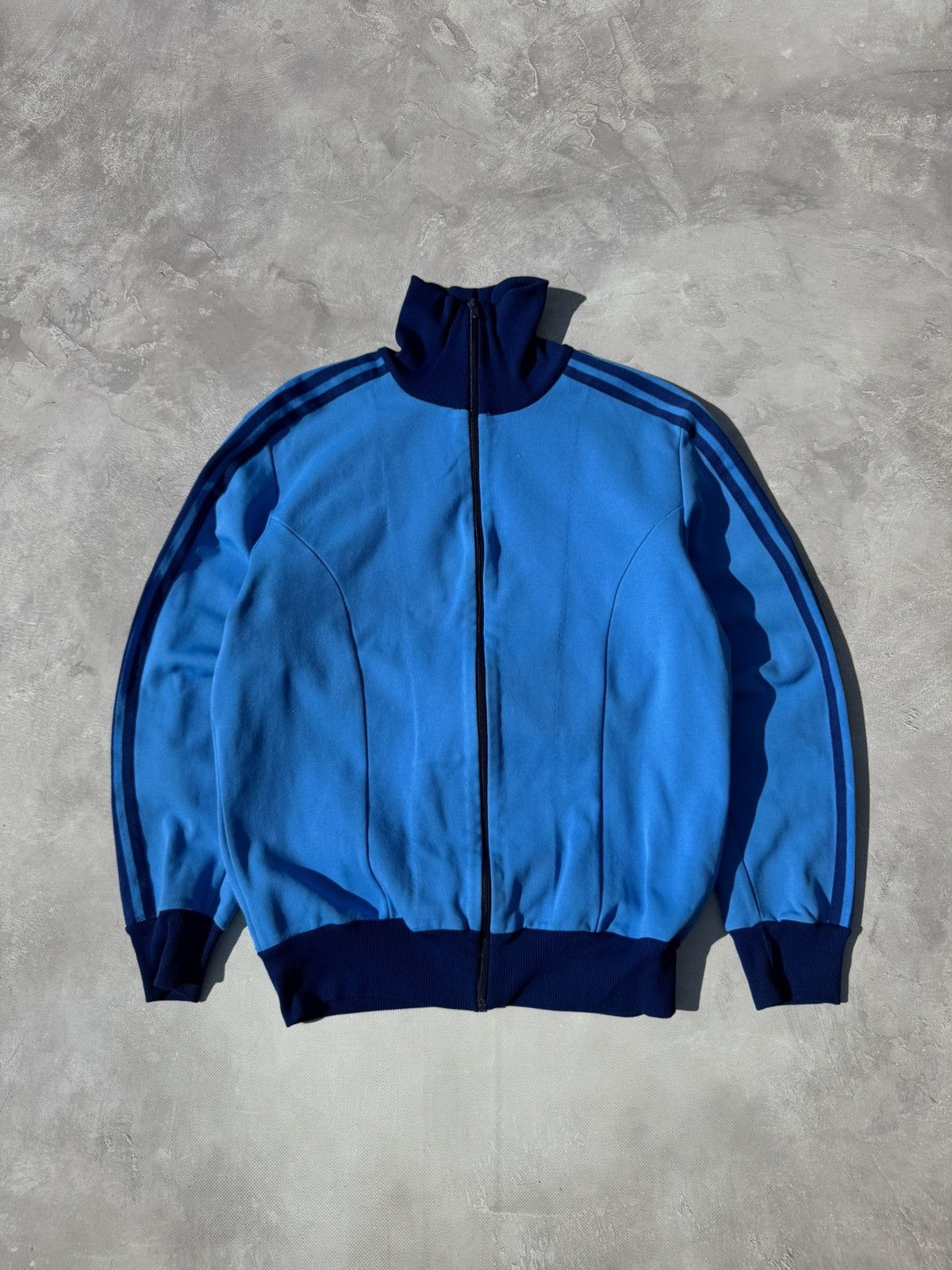 Adidas Vintage Adidas 80s-90s Zip Treck Jacket Made in West Germany Size US S / EU 44-46 / 1 - 2 Thumbnail
