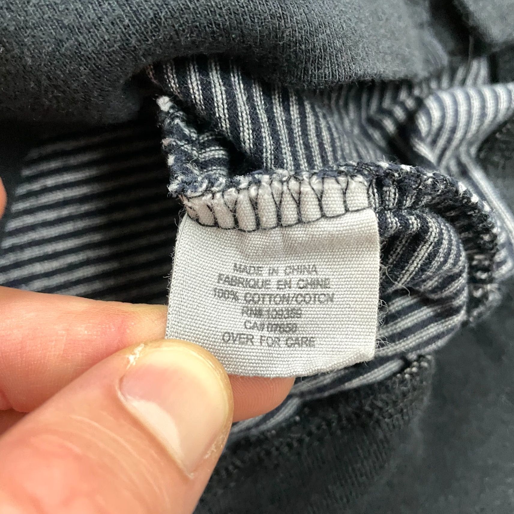 Vintage VINTAGE Charles And A Half Hoodie Sweatshirt Women XS Black Striped Casual Fall Spring Winter 100% Cotton Size XS / US 0-2 / IT 36-38 - 5 Thumbnail