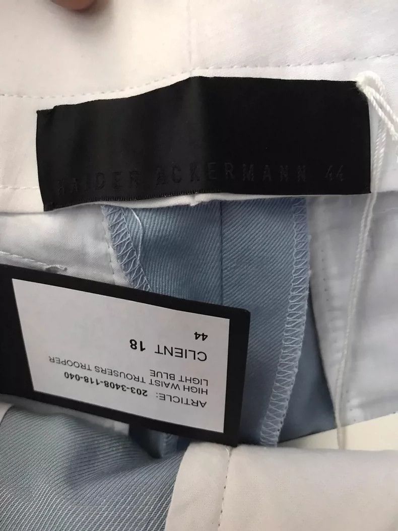 Haider Ackermann Haider Ackermann Light blue loose straight jeans Size US 28 / EU 44 - 4 Thumbnail