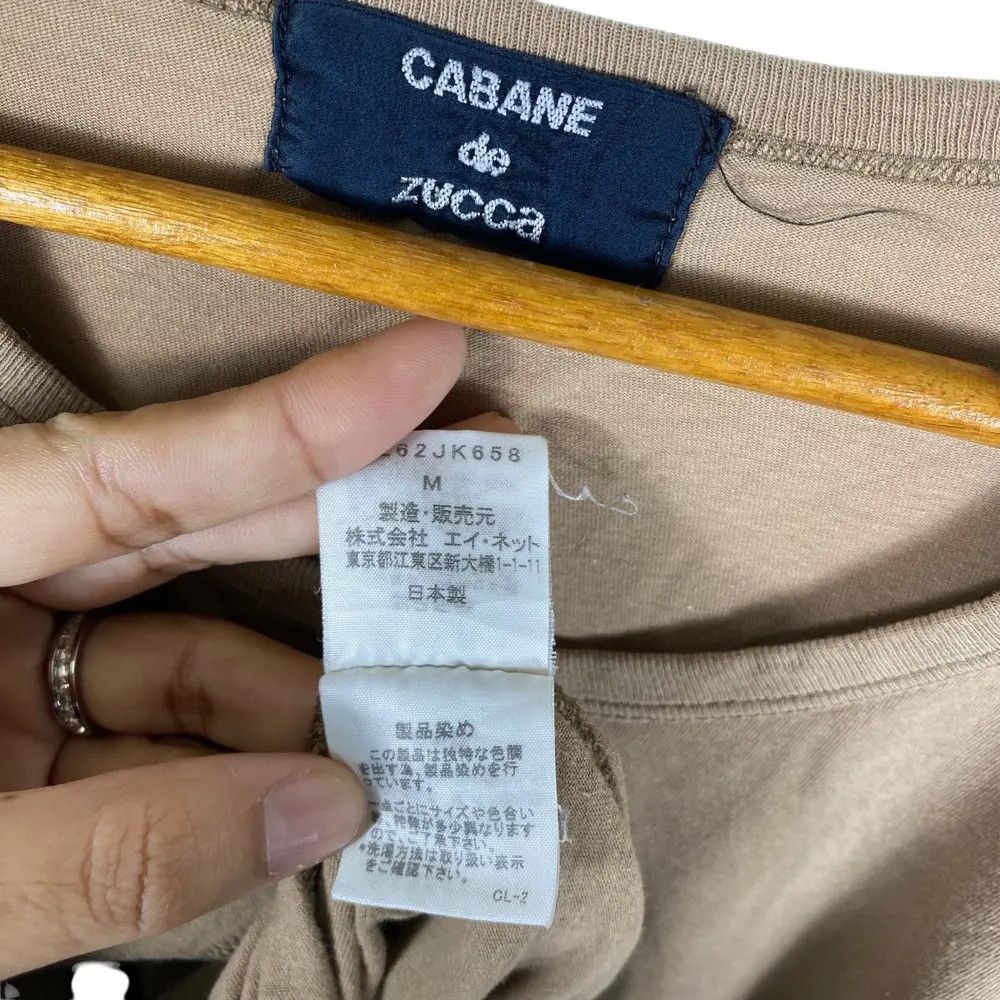 CABANE de ZUCCa CABANE DE ZUCCA Brown Basic Plain Tee Shirt Medium Size Size US M / EU 48-50 / 2 - 6 Thumbnail