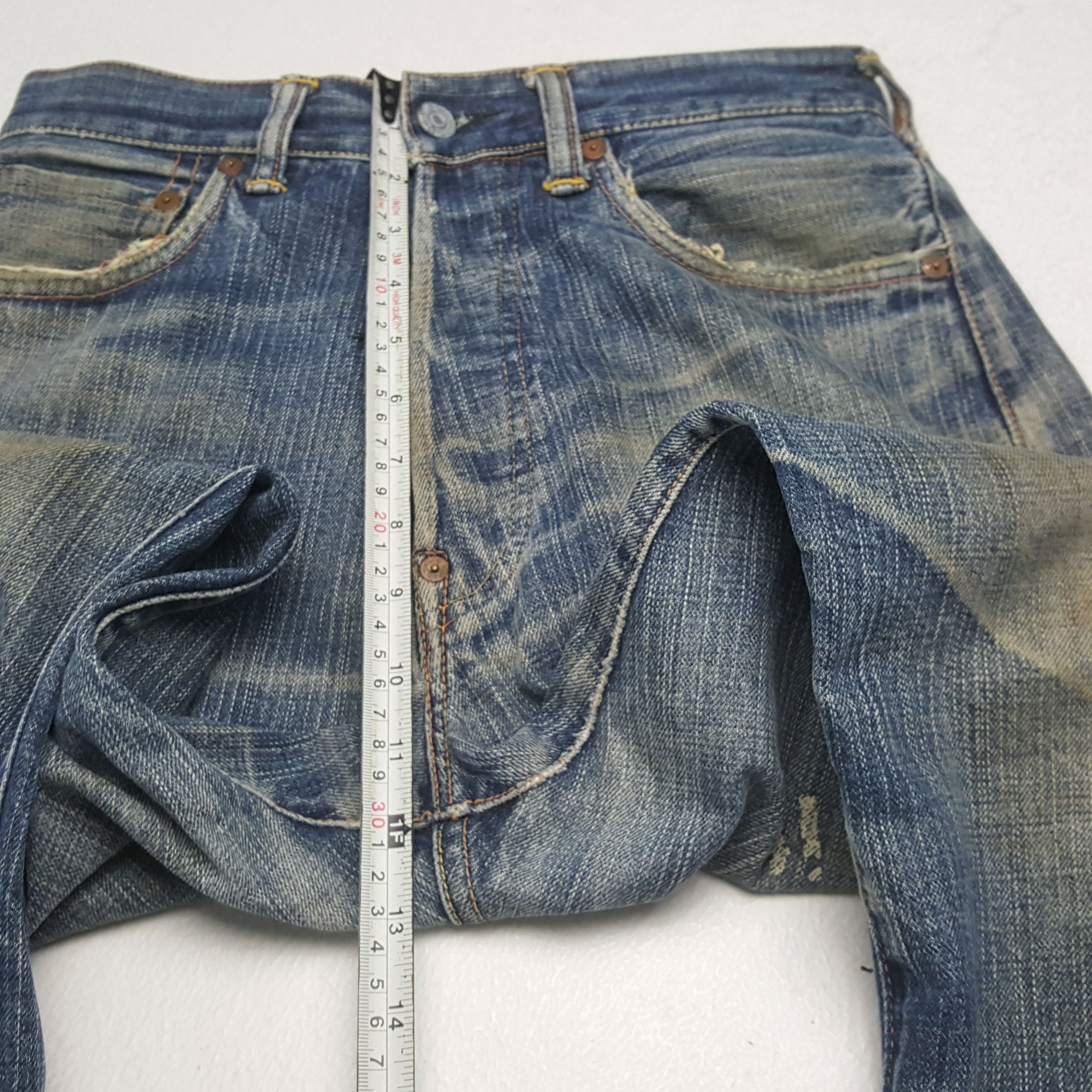 Evisu × Japanese Brand Vintage EVISU x McDonald Daicock Custom Distressed Jeans Size US 28 / EU 44 - 8 Thumbnail