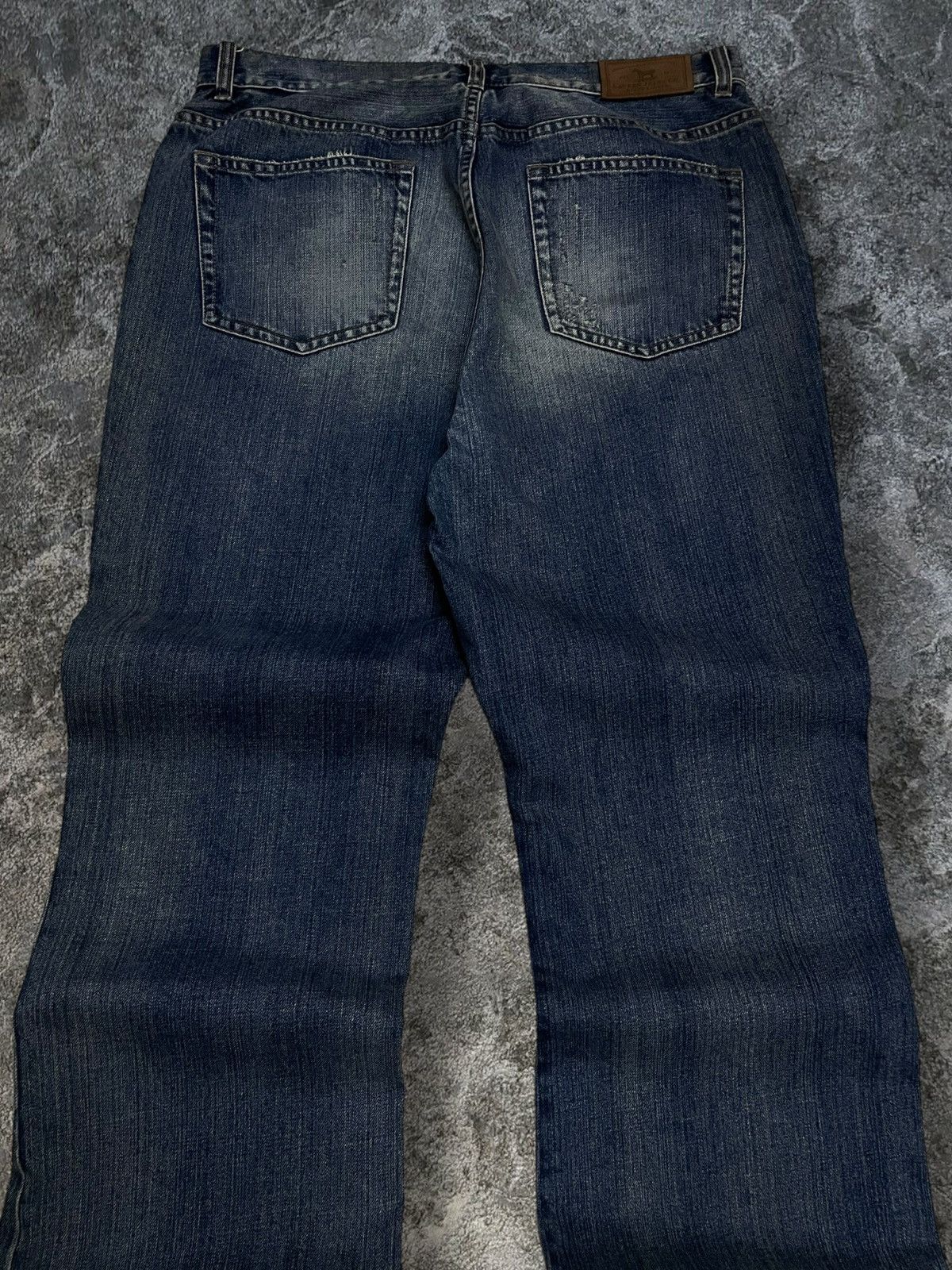 Designer × Polo Ralph Lauren × Vintage Vintage Designer Polo Ralph Lauren Flared Patchwork Jeans Size US 32 / EU 48 - 12 Thumbnail