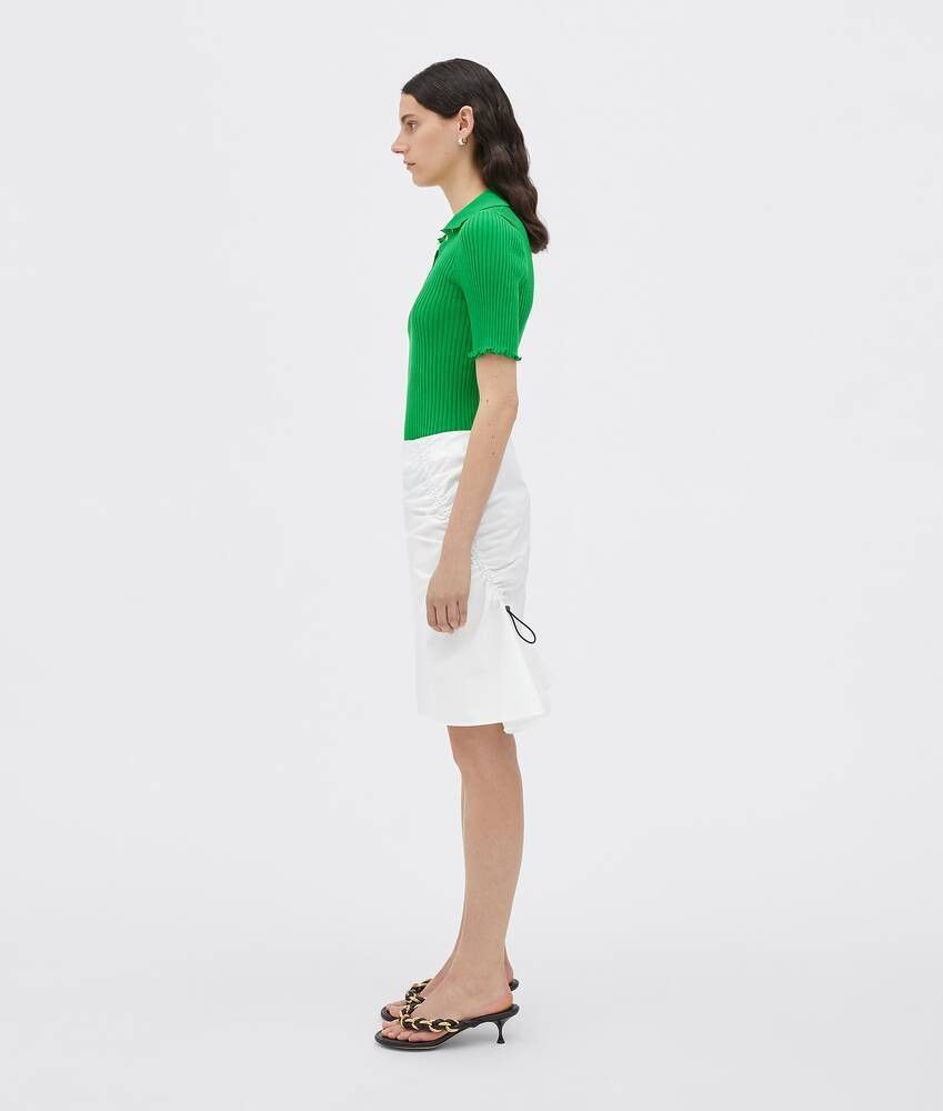 Bottega Veneta o1loc1c0824 707746 Skirt in White Size 27" / US 4 / IT 40 - 2 Thumbnail