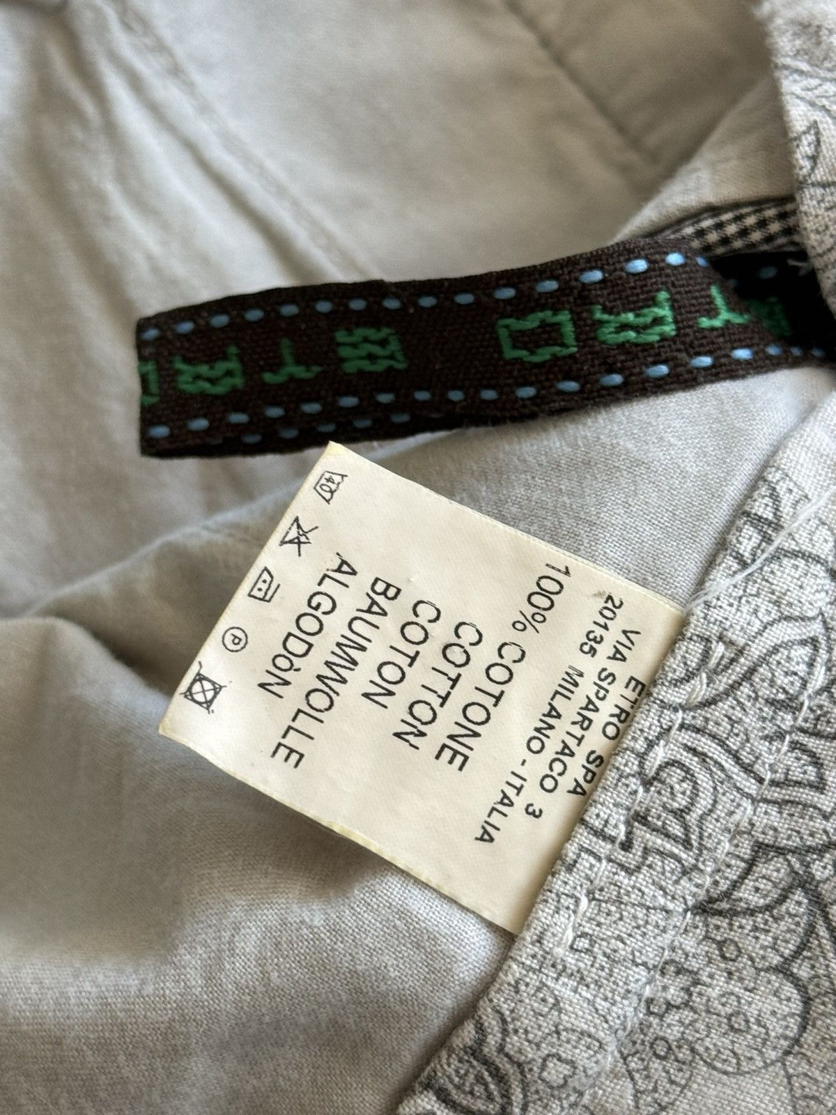 Etro Etro Milano vintage archive checkered trousers chino pants Size US 36 / EU 52 - 9 Thumbnail