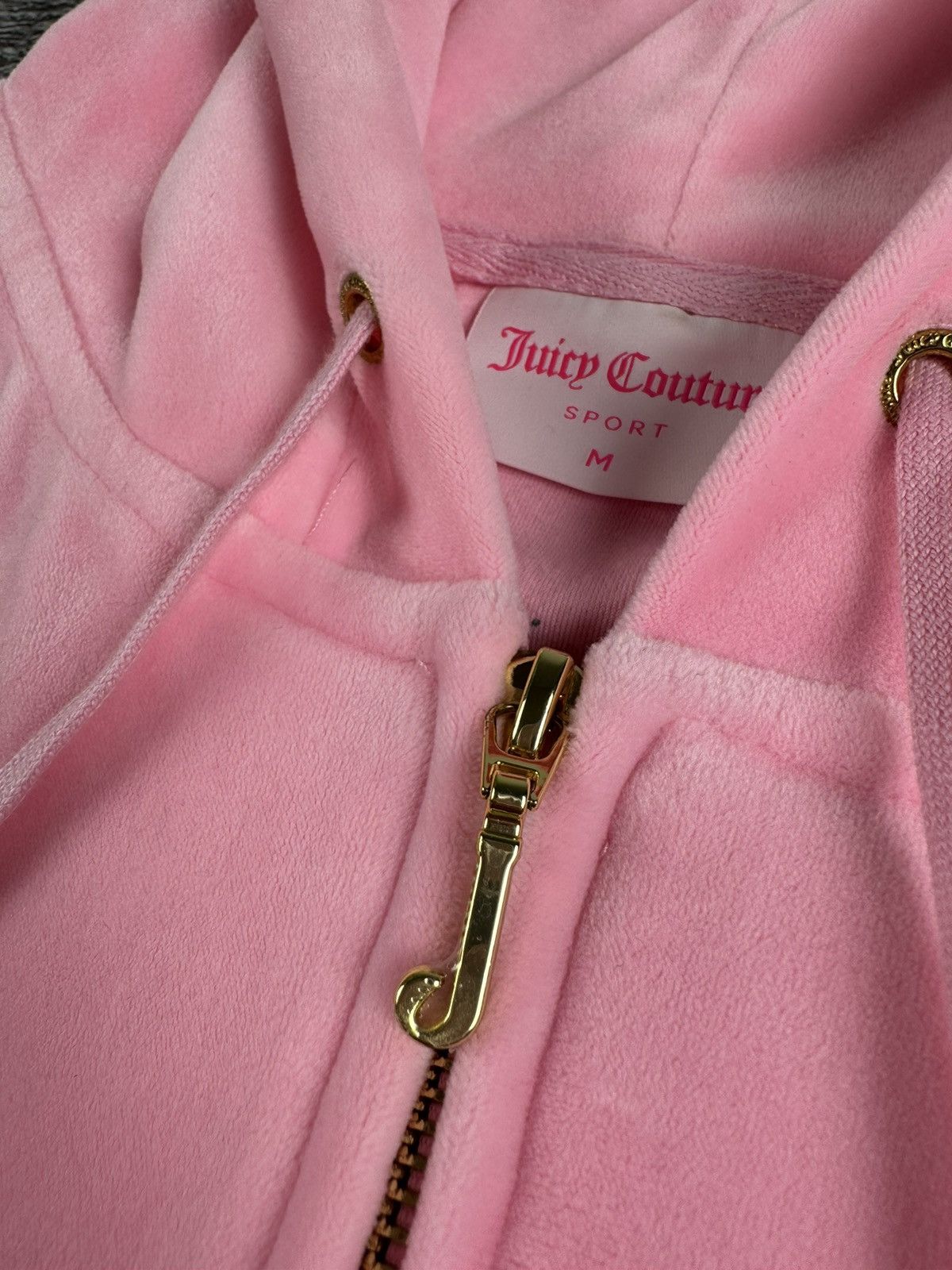 Juicy Couture × Vintage Juicy Couture Velour Sport Track Suit Sweatpants Zip Hoodie Size M / US 6-8 / IT 42-44 - 12 Thumbnail