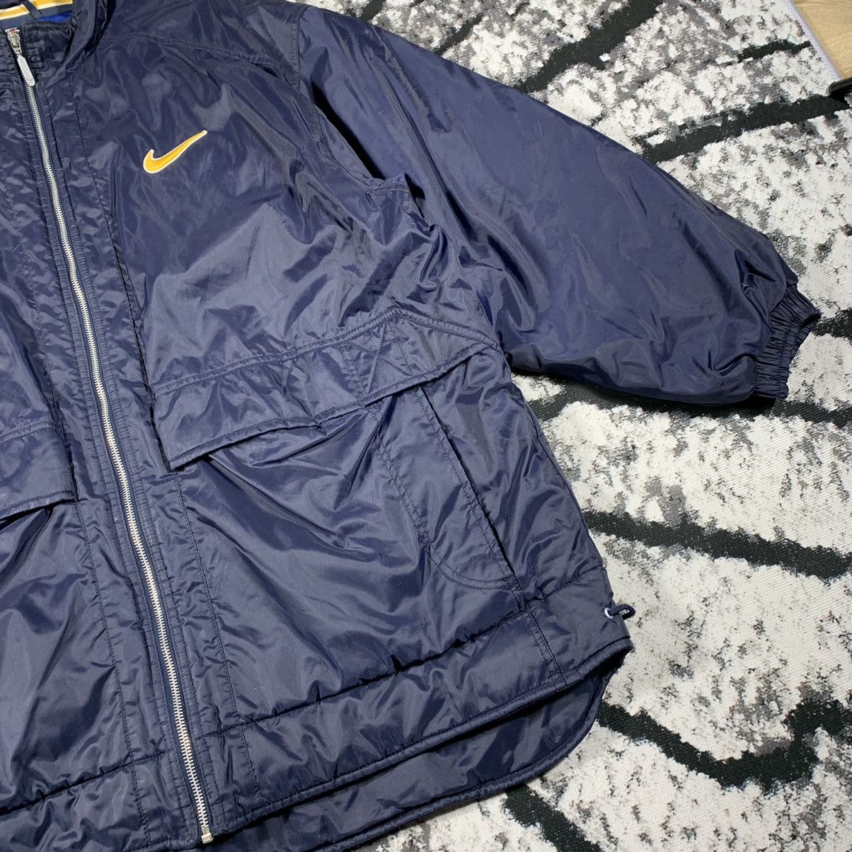 Nike × Vintage VINTAGE 90S NIKE CENTER SWOOSH SPELLOUT BIG LOGO JACKET Size US XL / EU 56 / 4 - 10 Thumbnail