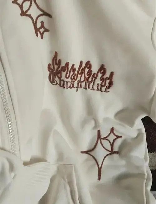 Japanese Brand Gothic Embroidered Cardigan Hoodies Size US L / EU 52-54 / 3 - 3 Thumbnail