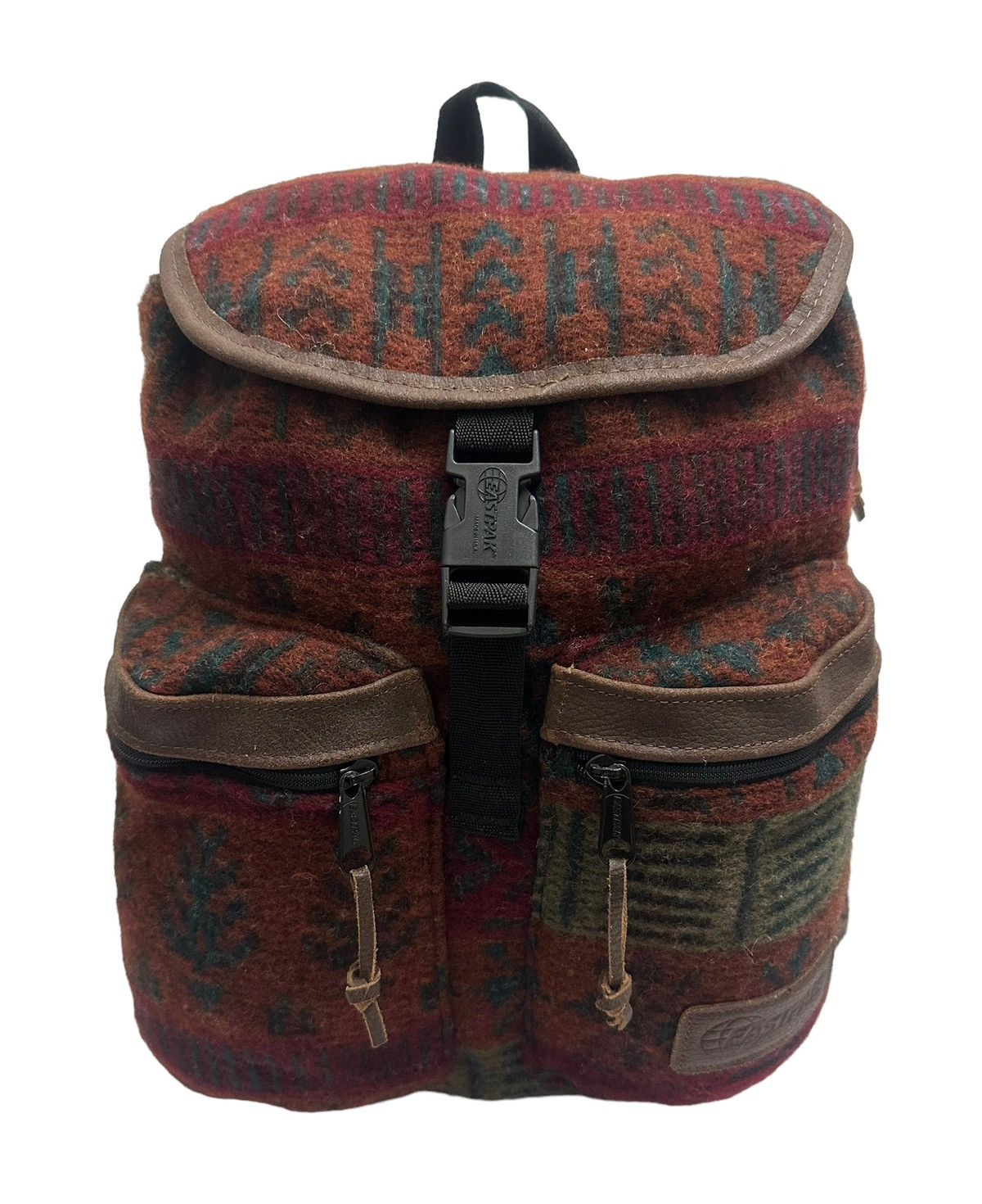 Eastpak Vintage Eastpak Southwestern Native Navajo Wool Backpack Size ONE SIZE - 4 Thumbnail