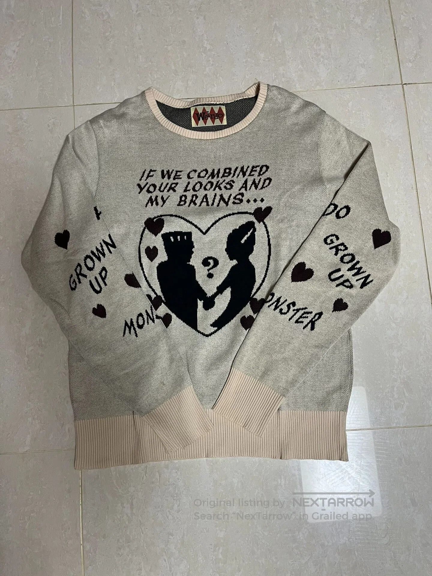 Wacko Maria Weirdo Double-Sided Knit Sweater. Size US M / EU 48-50 / 2 - 2 Thumbnail