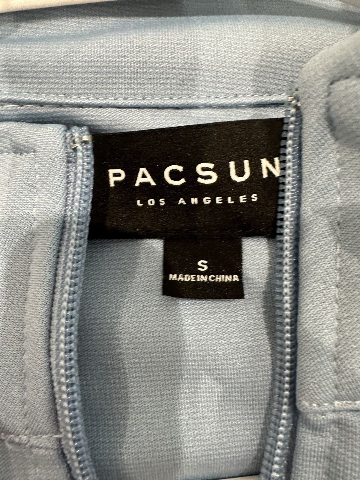Pacsun × Vintage Light Blue PacSun Zip up Jacket Size US S / EU 44-46 / 1 - 2 Thumbnail