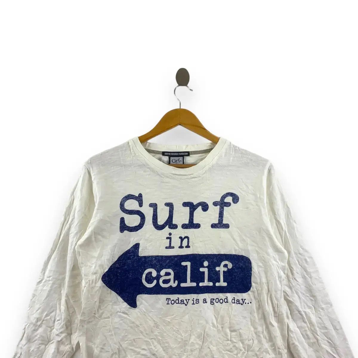 Vintage GRF GRAPHIC RESEARCH FOUNDATION Surf Calif Shirt Top Size US M / EU 48-50 / 2 - 2 Thumbnail