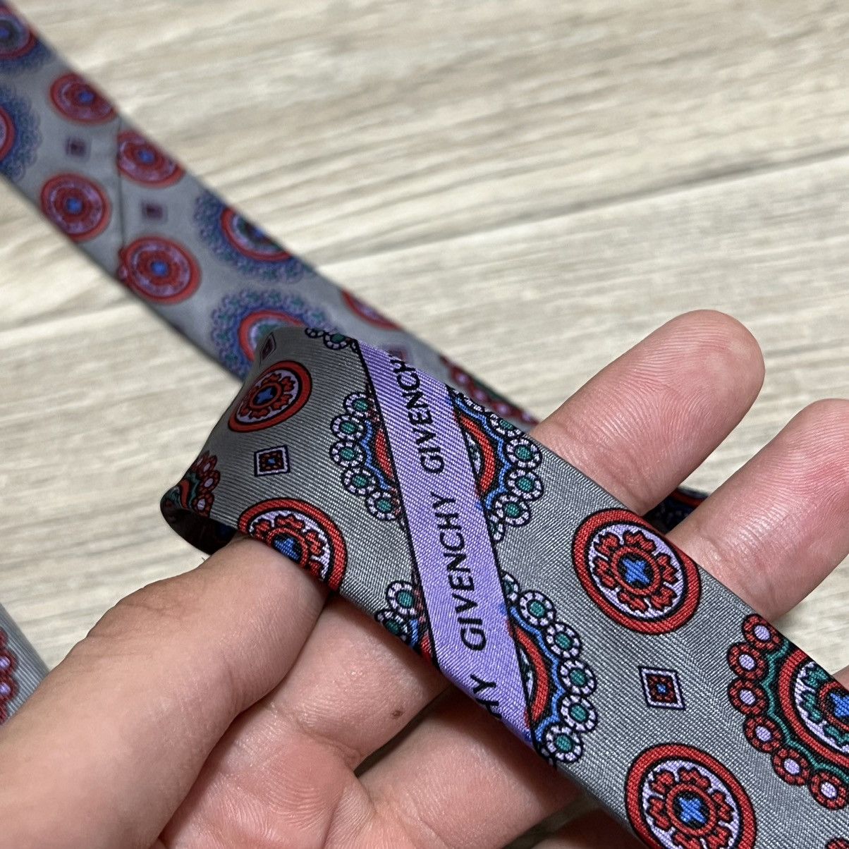 Givenchy Givenchy silk monogram tie many logo England Size ONE SIZE - 4 Thumbnail