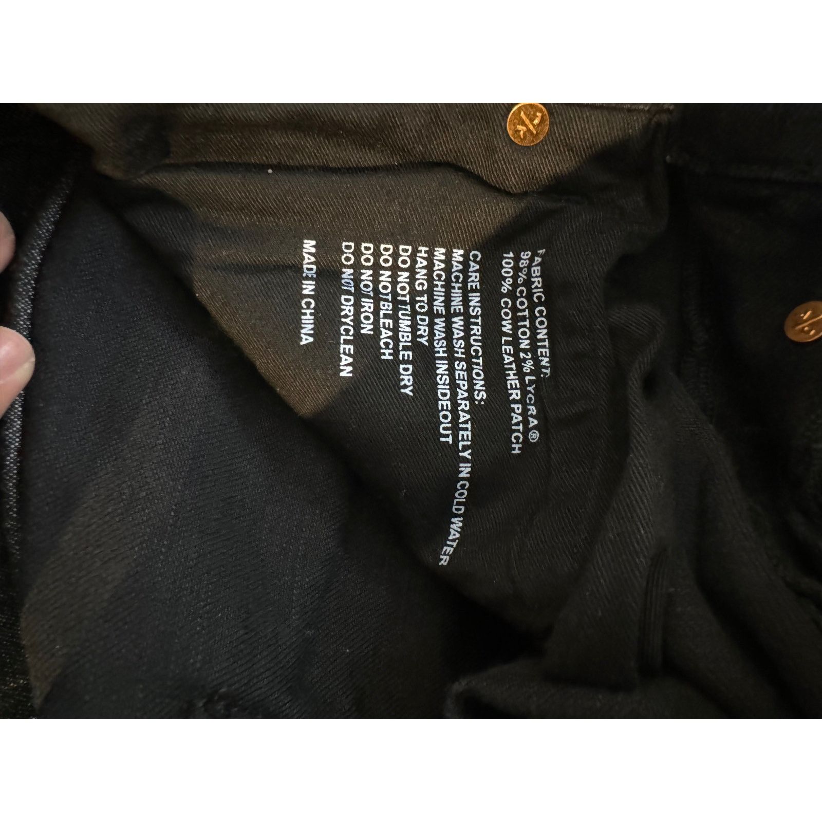 Purple Brand Purple Jeans Black Wax Used 32 Size US 32 / EU 48 - 6 Thumbnail