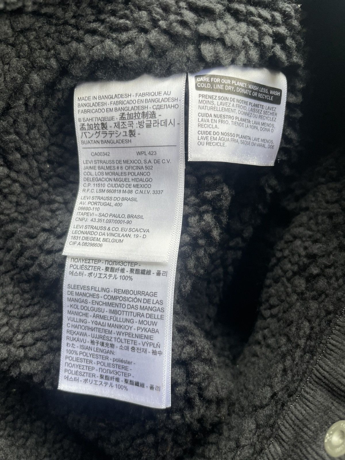 Levi's Levis Coduroy Sherpa Jacket Single R White Tab Size US S / EU 44-46 / 1 - 12 Thumbnail