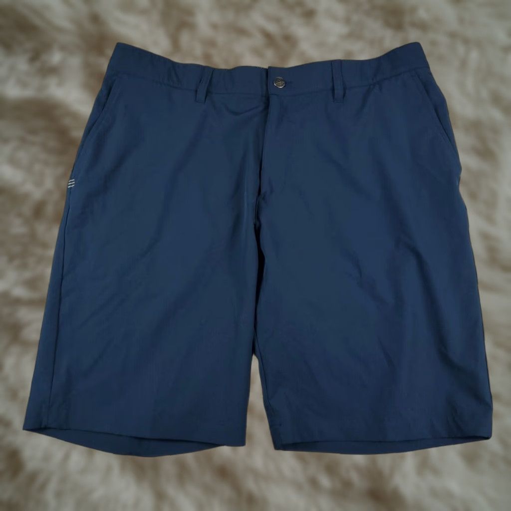 Adidas Adidas Shorts Mens Size 38 Blue Golf Casual Flat Front Chino Size US 38 / EU 54 - 1 Thumbnail