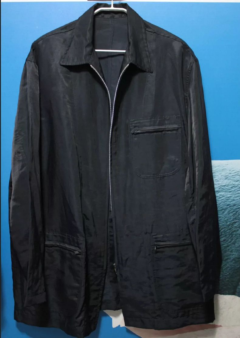 Yohji Yamamoto Yohji Yamamoto 99aw metallic zipper jacket 2505-Nextarrow Size US L / EU 52-54 / 3 - 1 Thumbnail