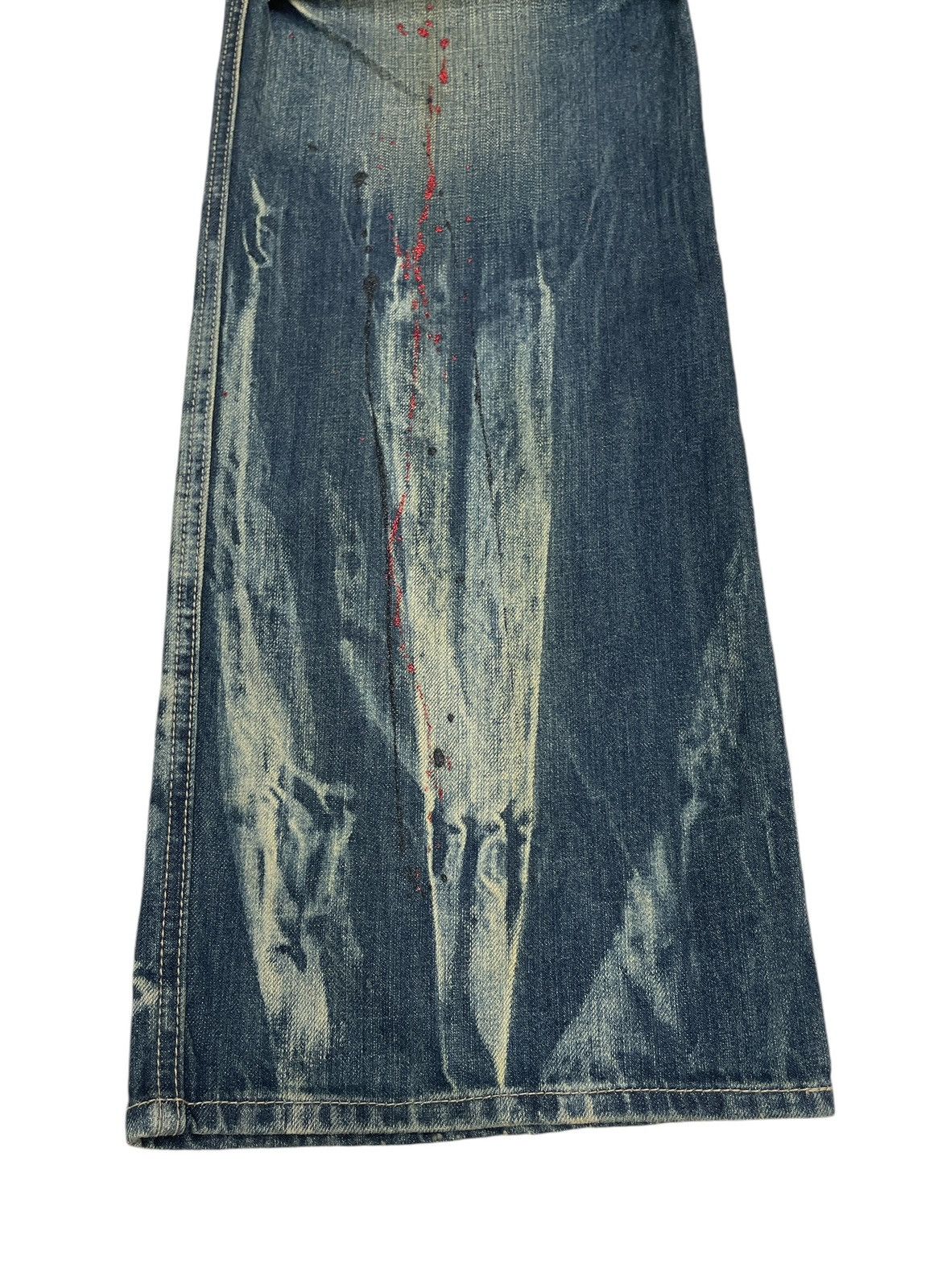 If Six Was Nine Rare Design Vintage Brand The Root Three Flared Jeans 1990s Size US 35 - 6 Thumbnail