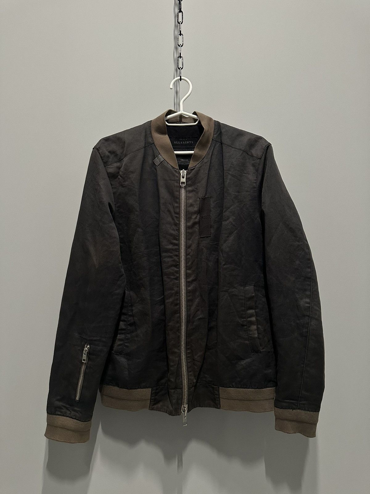 Allsaints All Saints Bomber Faded Jacket Avant Garde Rick Owens Type Size US S / EU 44-46 / 1 - 1 Thumbnail
