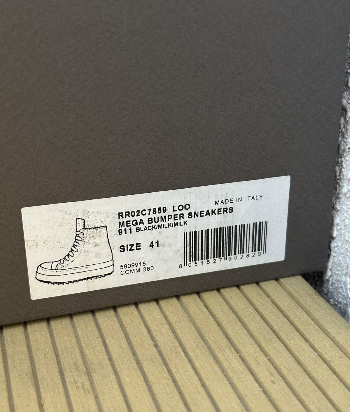 Rick Owens Rick Owens Mainline Leather High-Top Turbo Cyclops 24SS Size US 8 / EU 41 - 9 Thumbnail