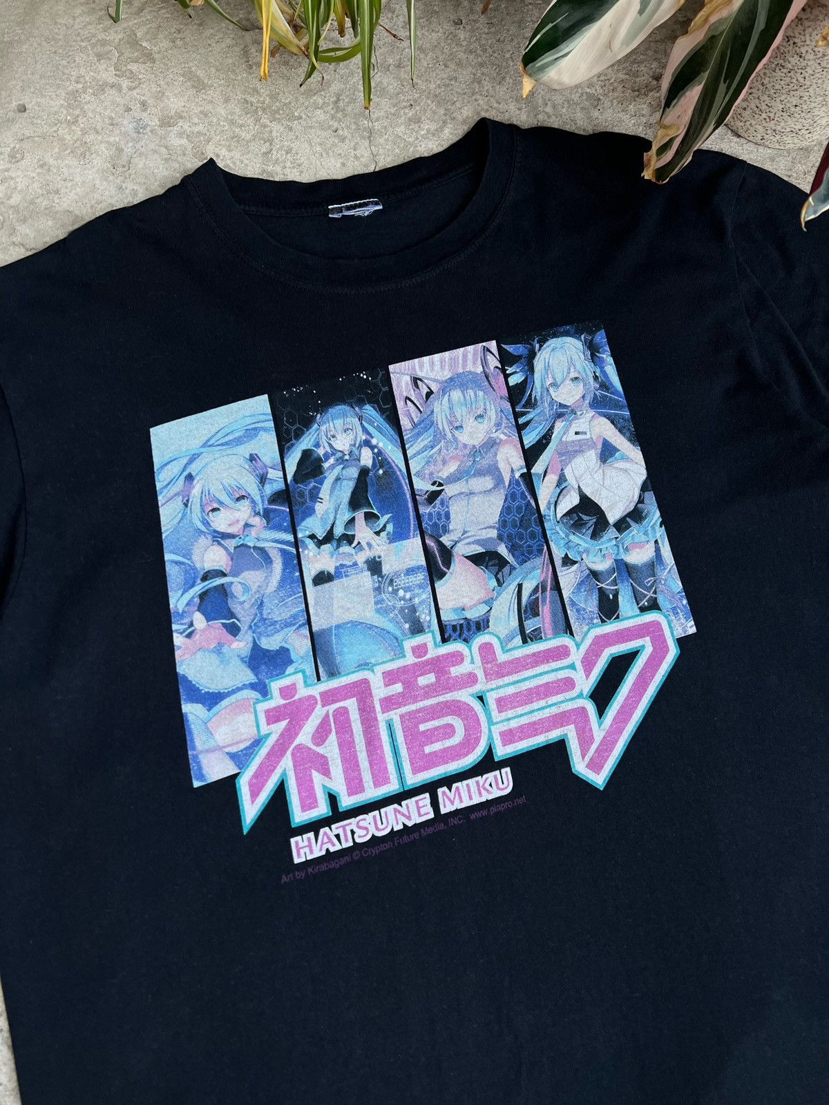 Anime × Cartoon Network × Japanese Brand Anime Hatsune Miku Vocaloid Software Promo Tee Shirt Size US XL / EU 56 / 4 - 2 Thumbnail