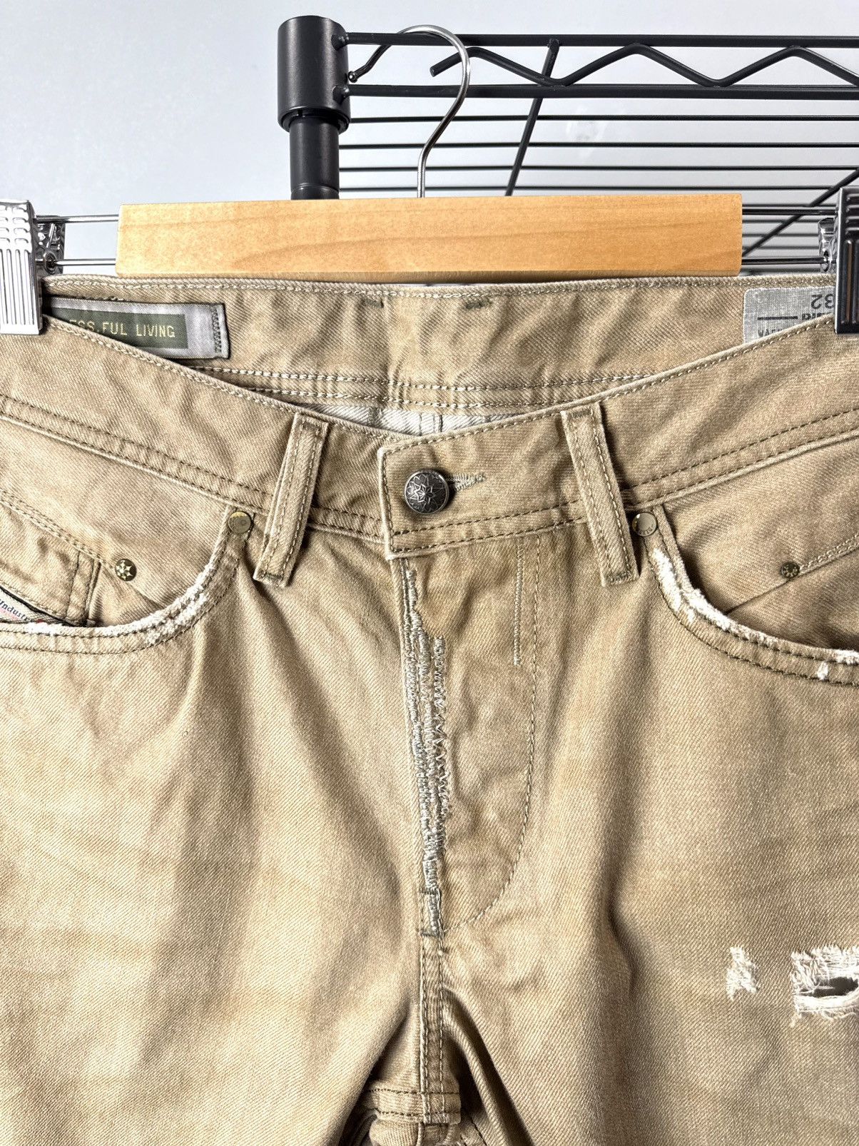 Diesel Diesel Belter Denim Pants Archive Distressed Y2K Size US 32 / EU 48 - 7 Thumbnail