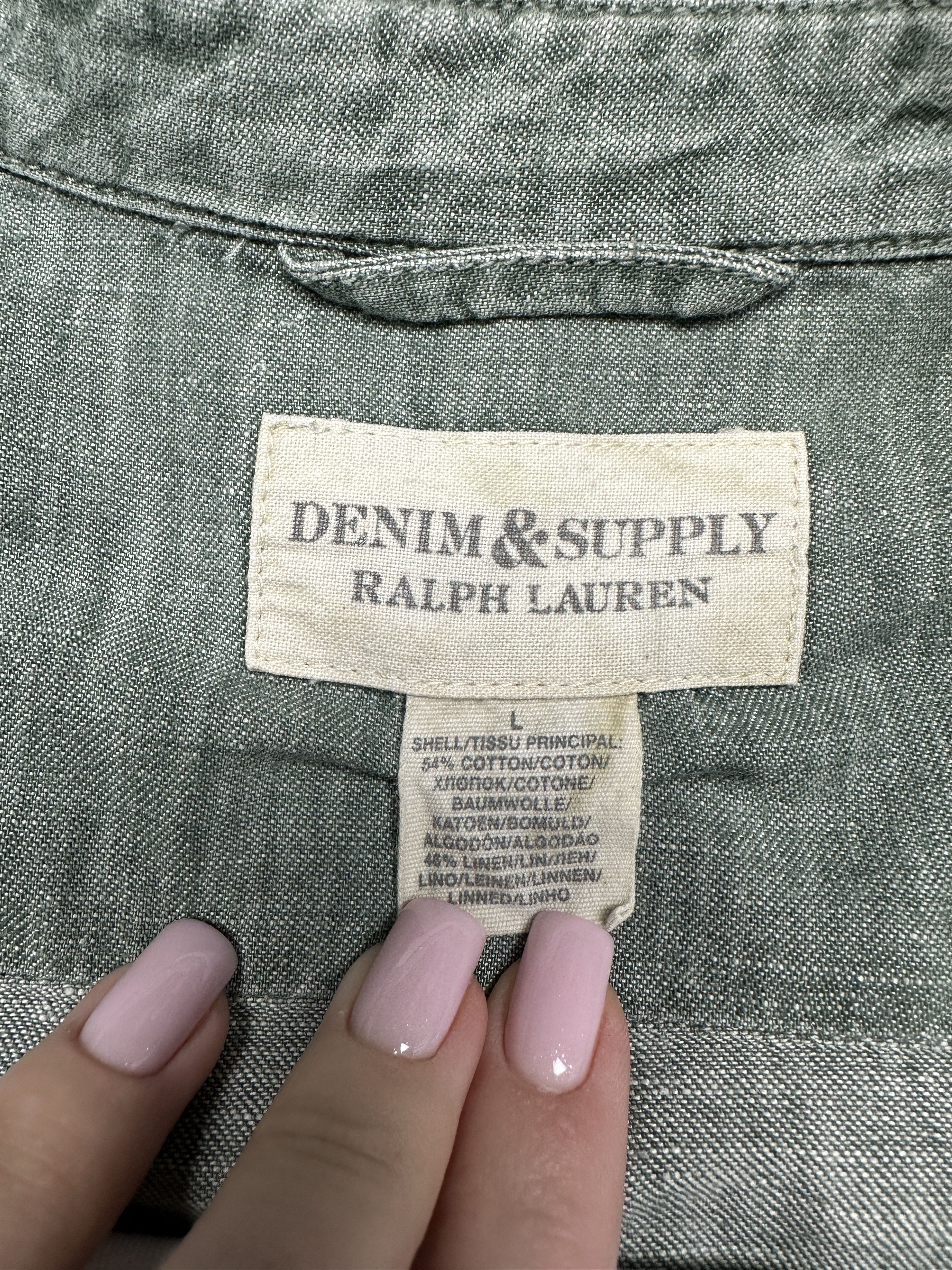 Denim & Supply Ralph Lauren Denim And Supply Ralph Lauren Mens Linen Shirt Size US L / EU 52-54 / 3 - 4 Thumbnail